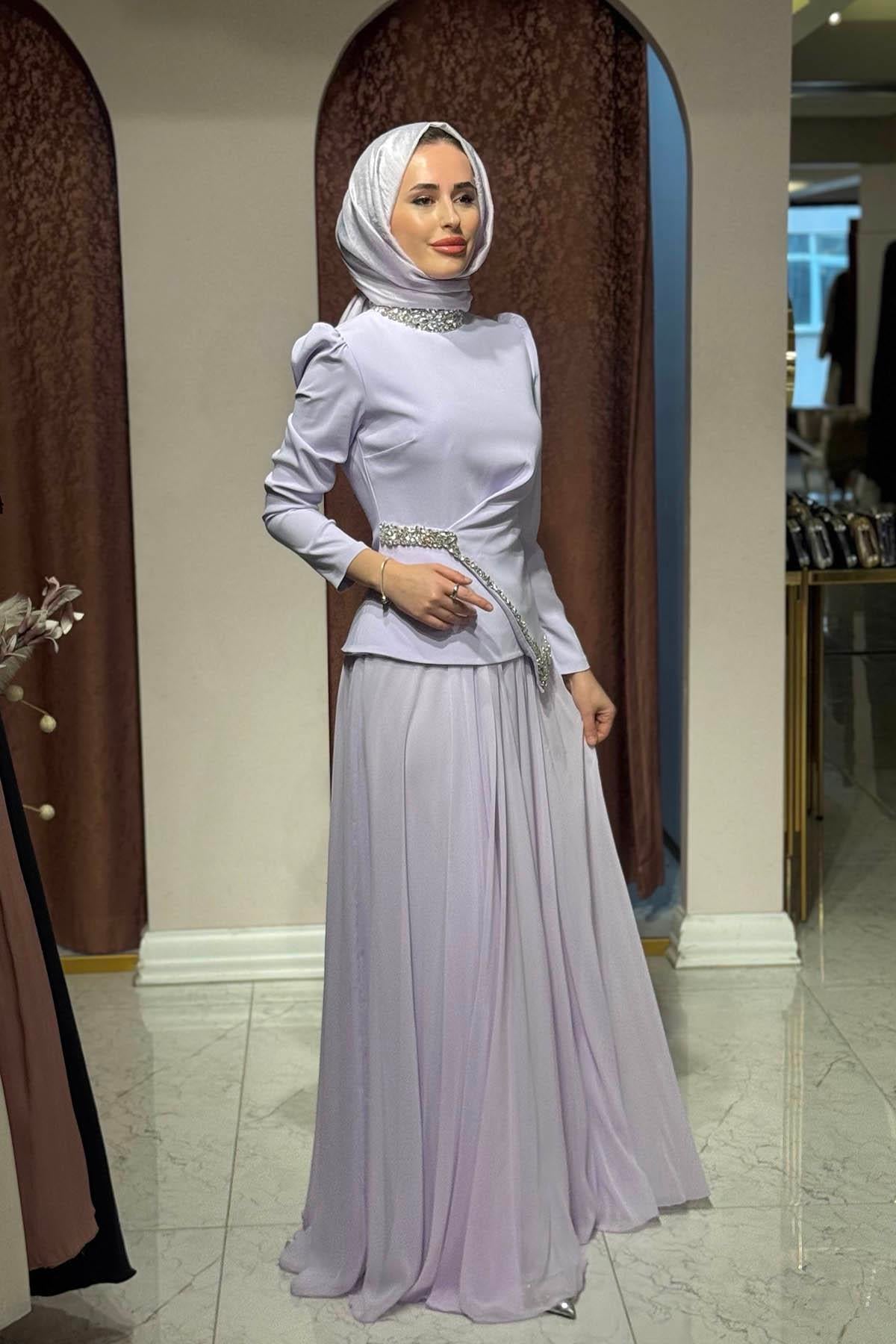TUAY Abiye 4502 Lila