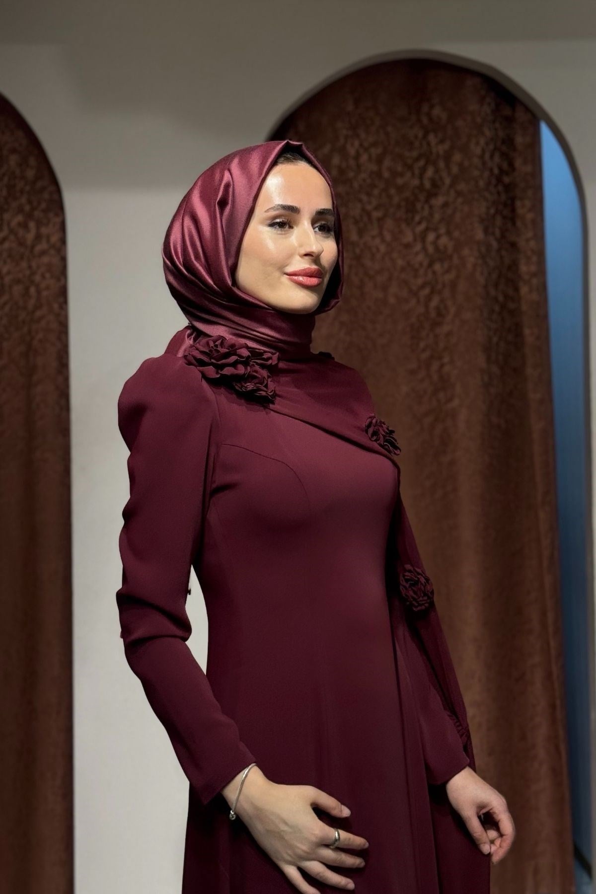 TUAY Abiye 4562 Bordo