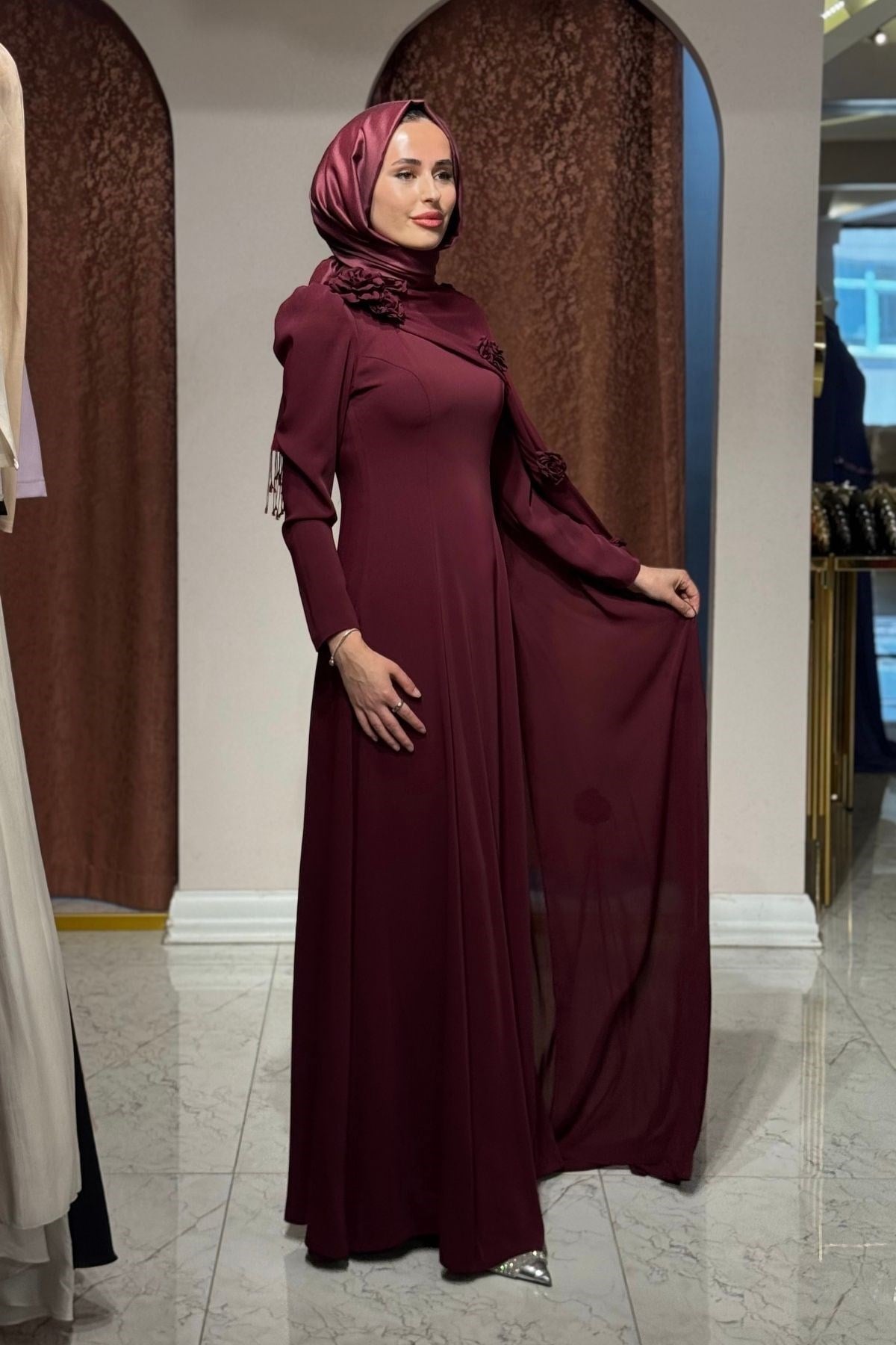 TUAY Abiye 4562 Bordo