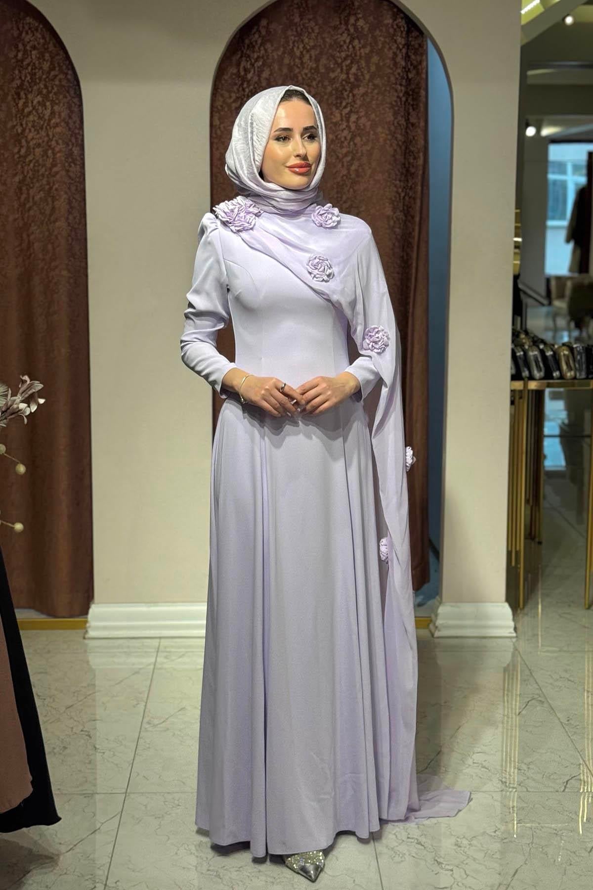 TUAY Abiye 4562 Lila