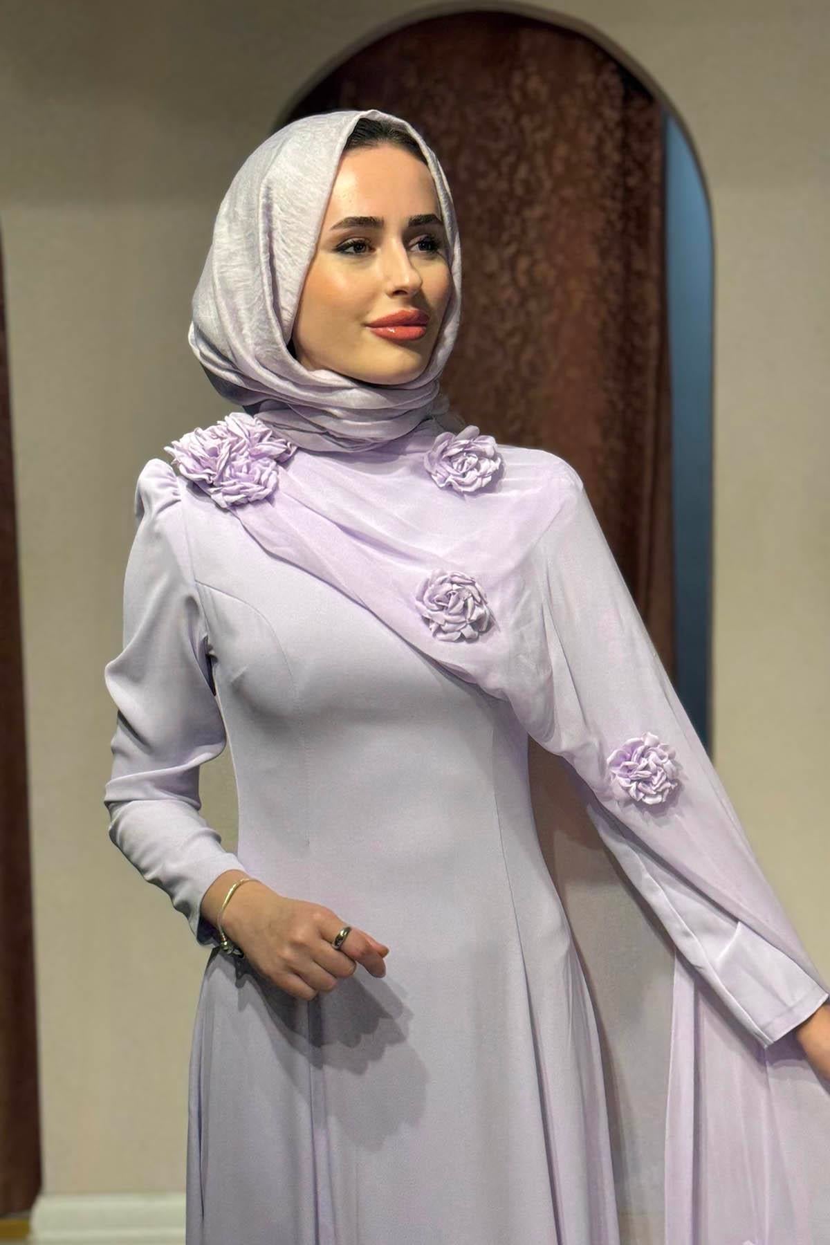 TUAY Abiye 4562 Lila