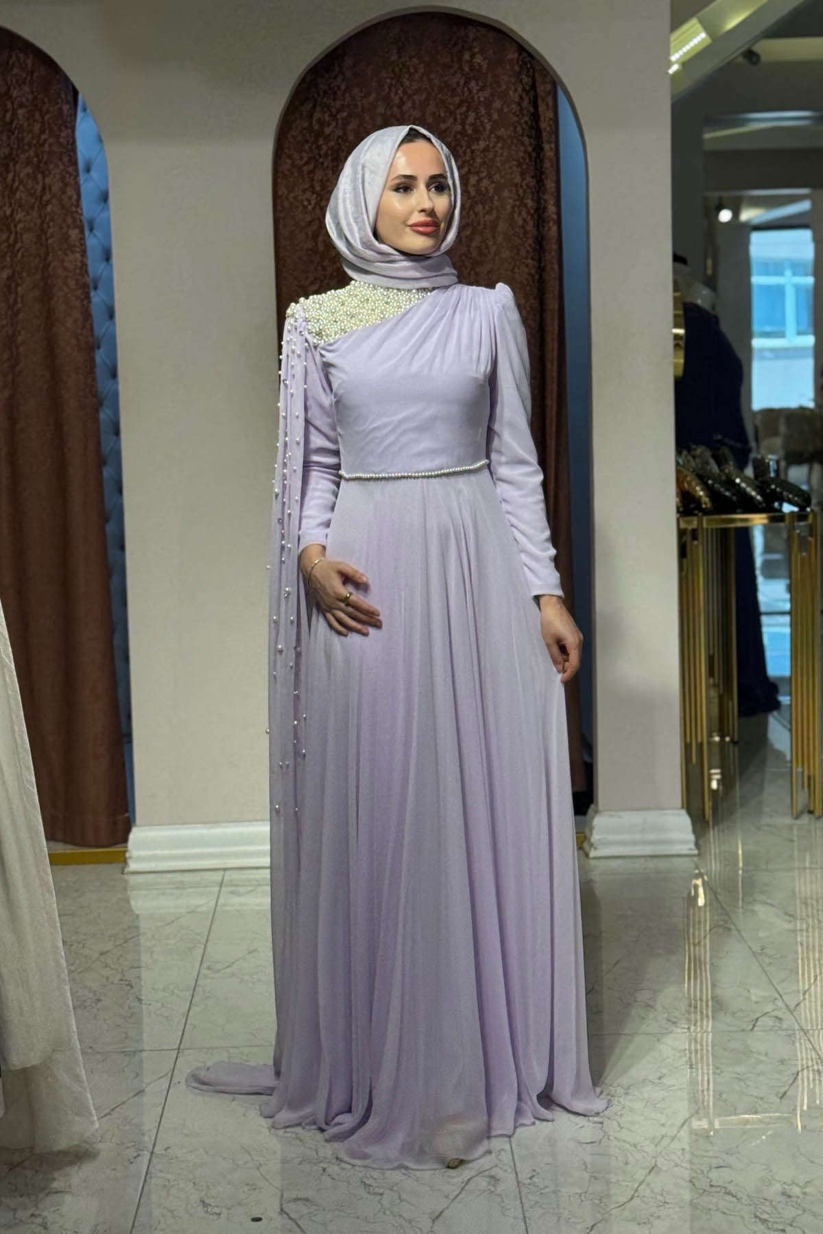 TUAY Abiye 4573 Lila