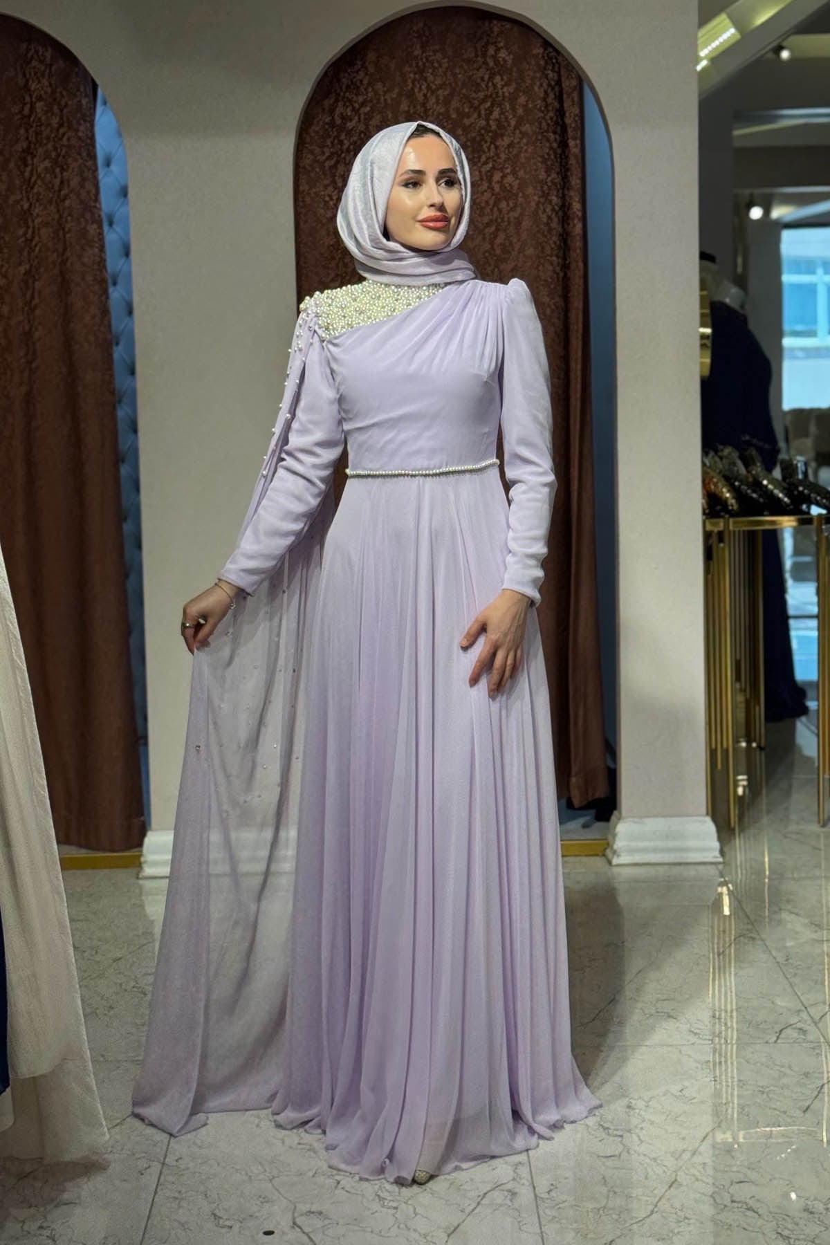 TUAY Abiye 4573 Lila