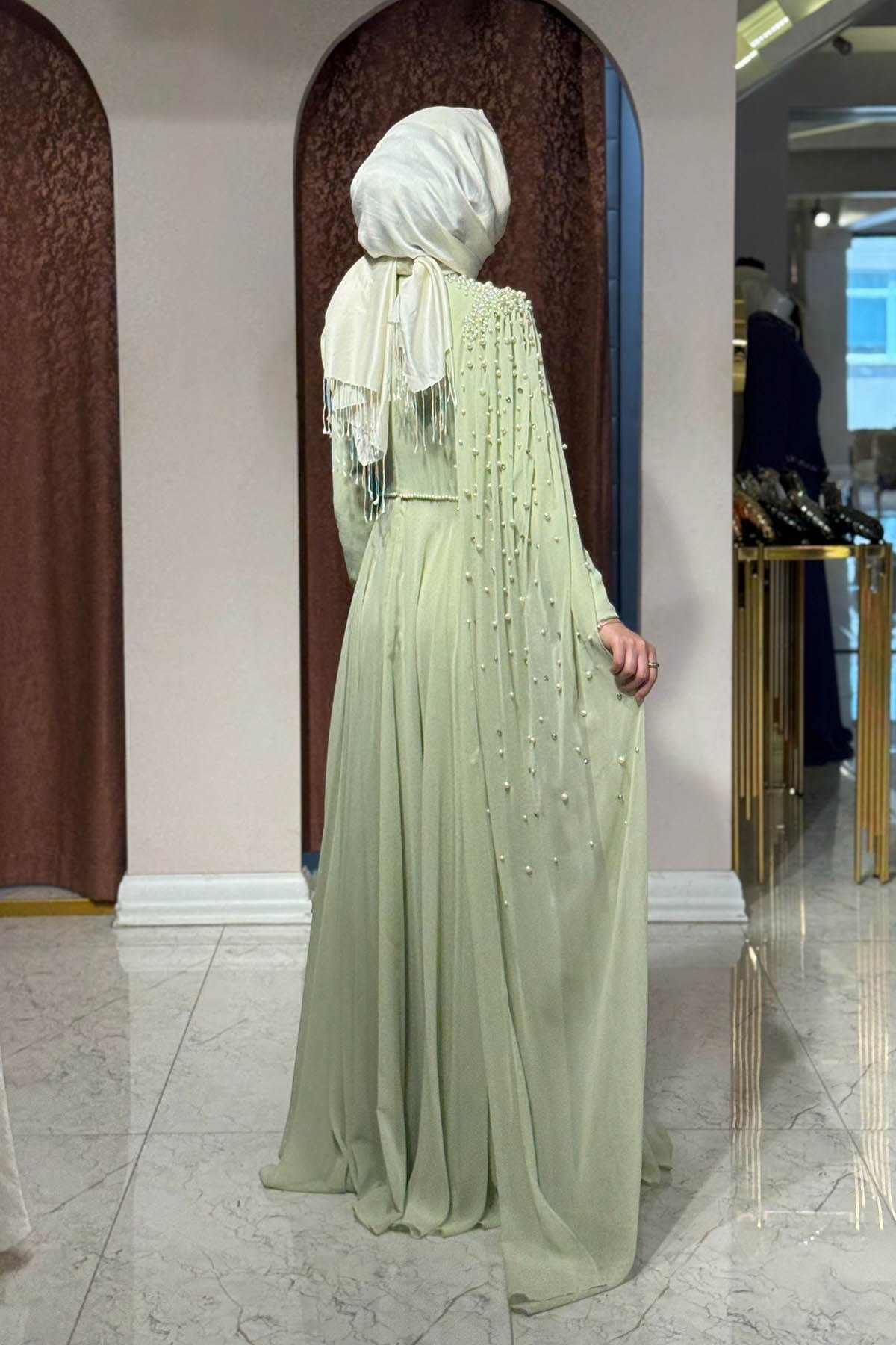 TUAY Abiye 4573 Mint
