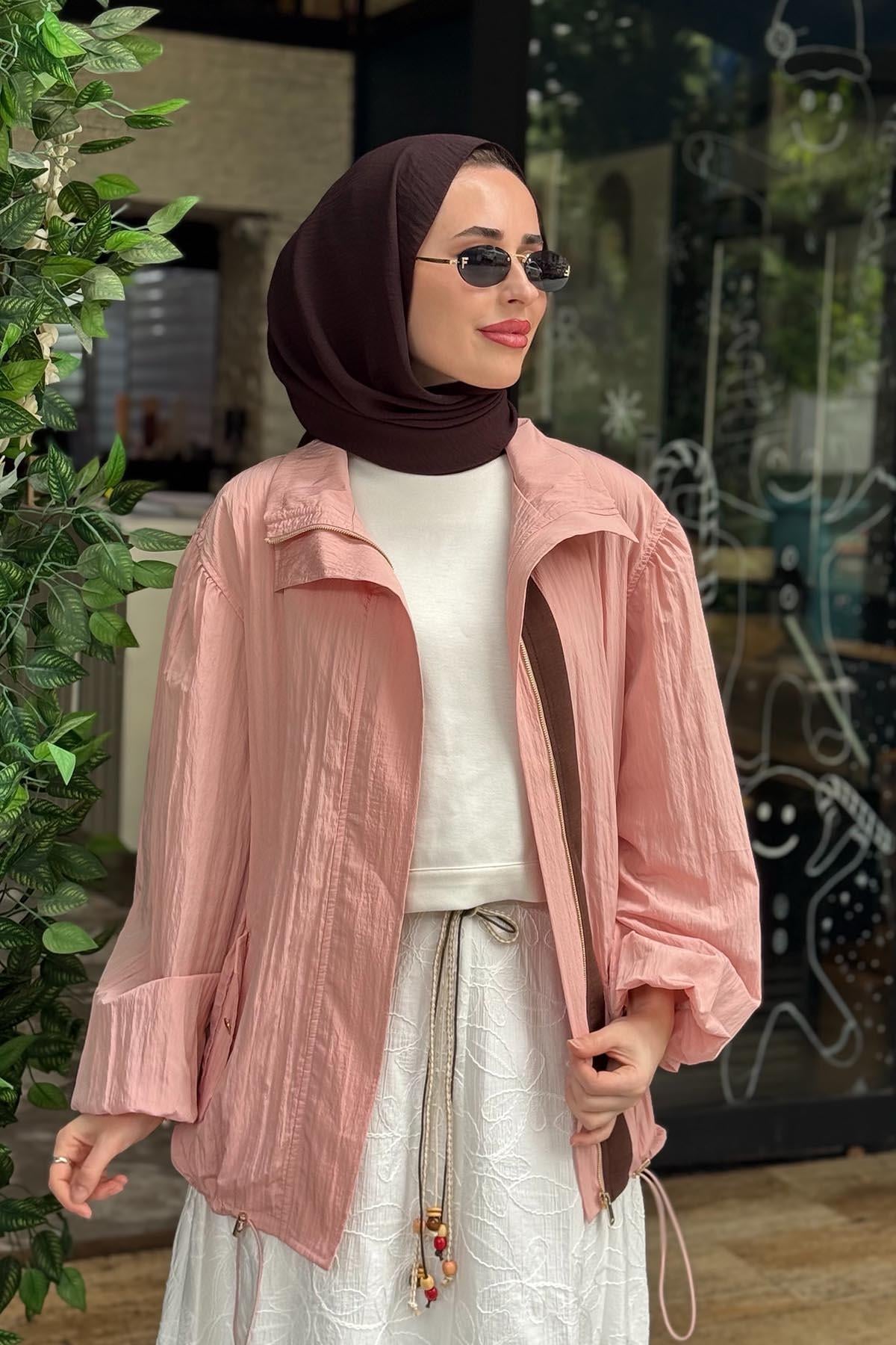 venöve Ceket 26SSCEK0009 Pembe