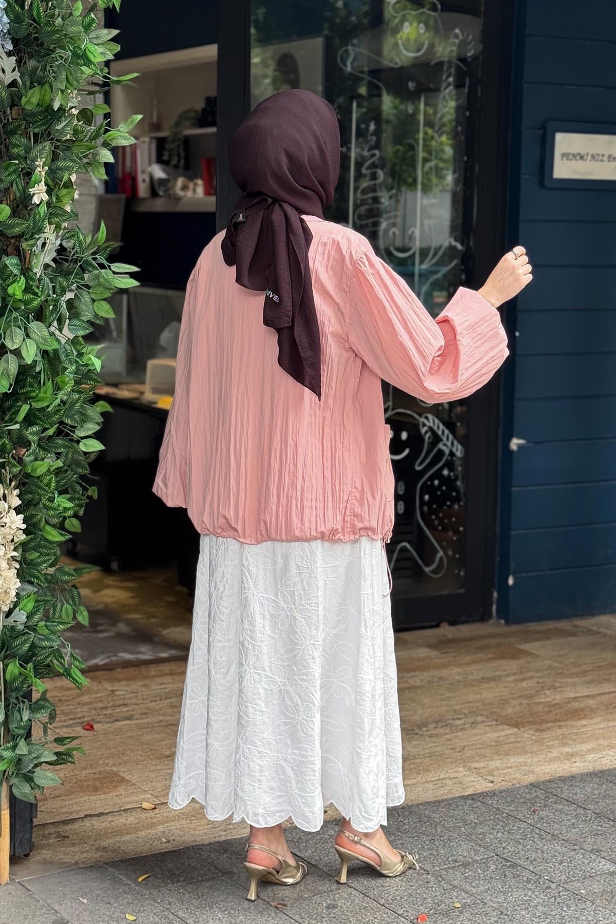 venöve Ceket 26SSCEK0009 Pembe