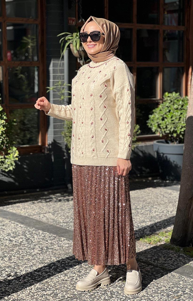 venöve Kazak 24FWTRI0001 Ekru