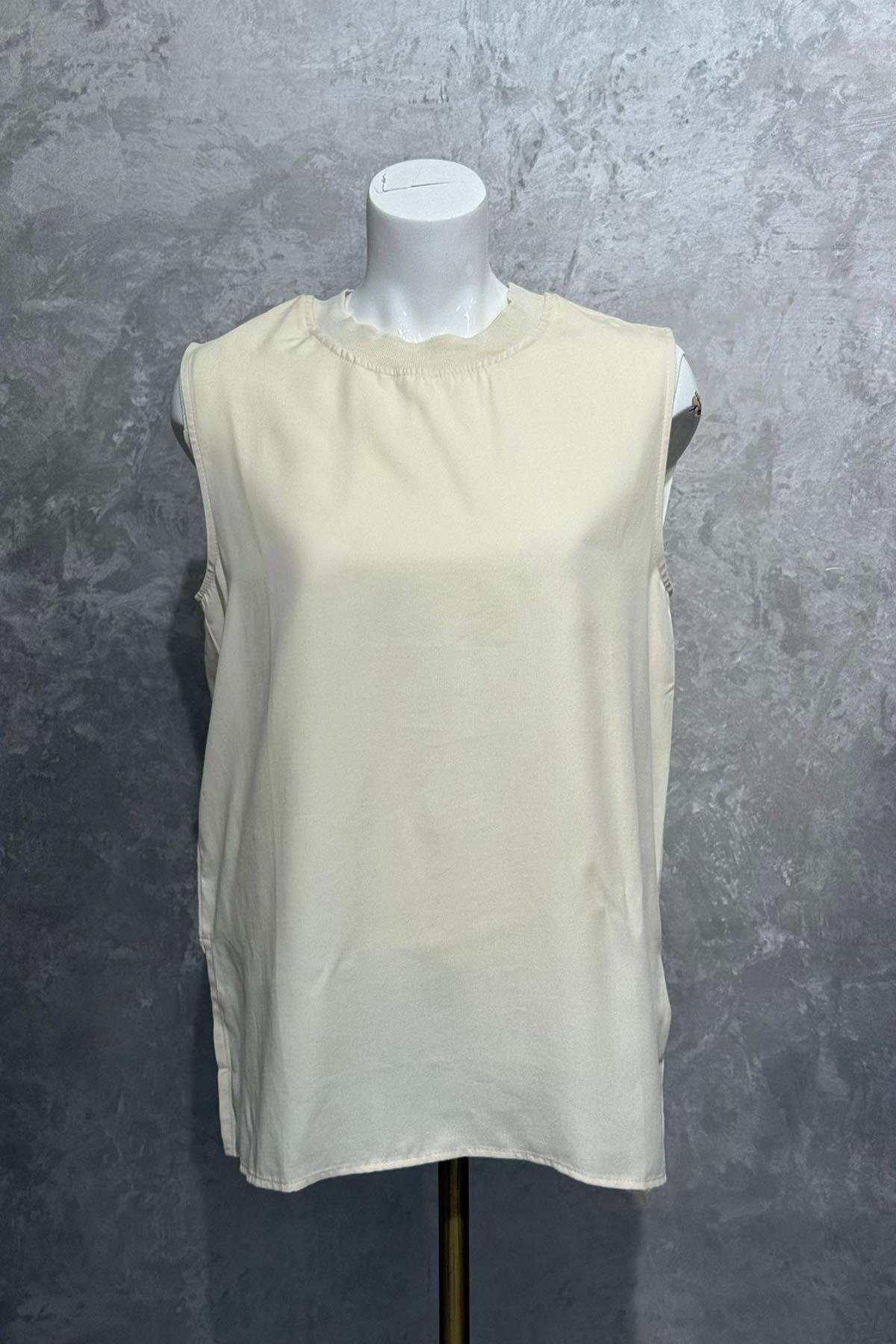 venöve Leia Bluz 25SSBLZ0002 Ekru