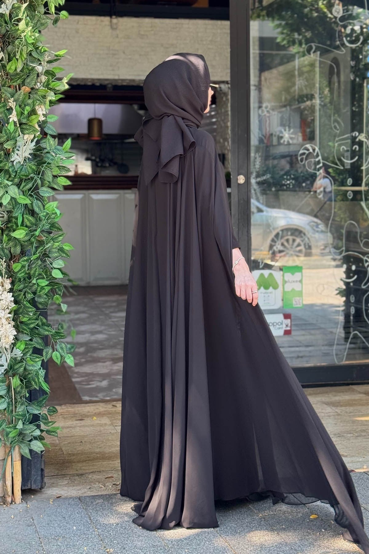 WHITE CORNER Abiye 3247 Siyah