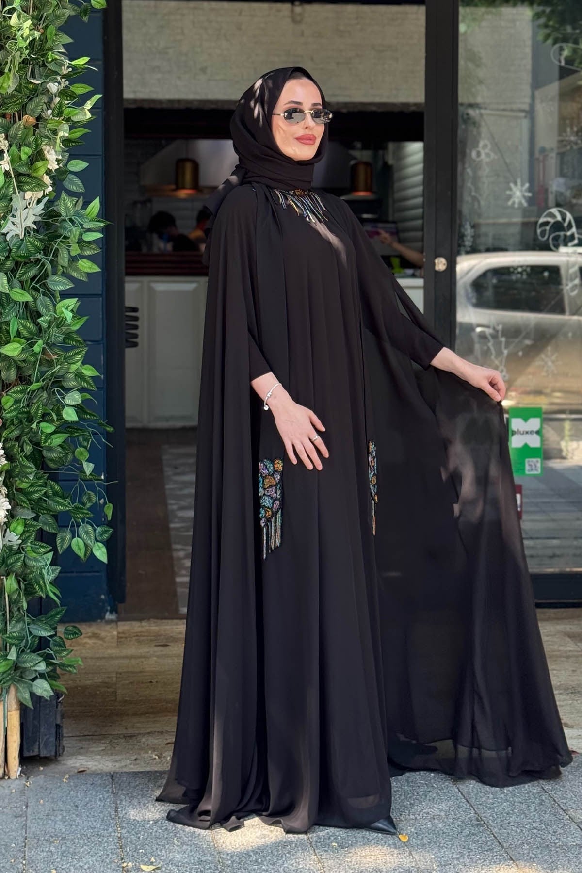 WHITE CORNER Abiye 3247 Siyah