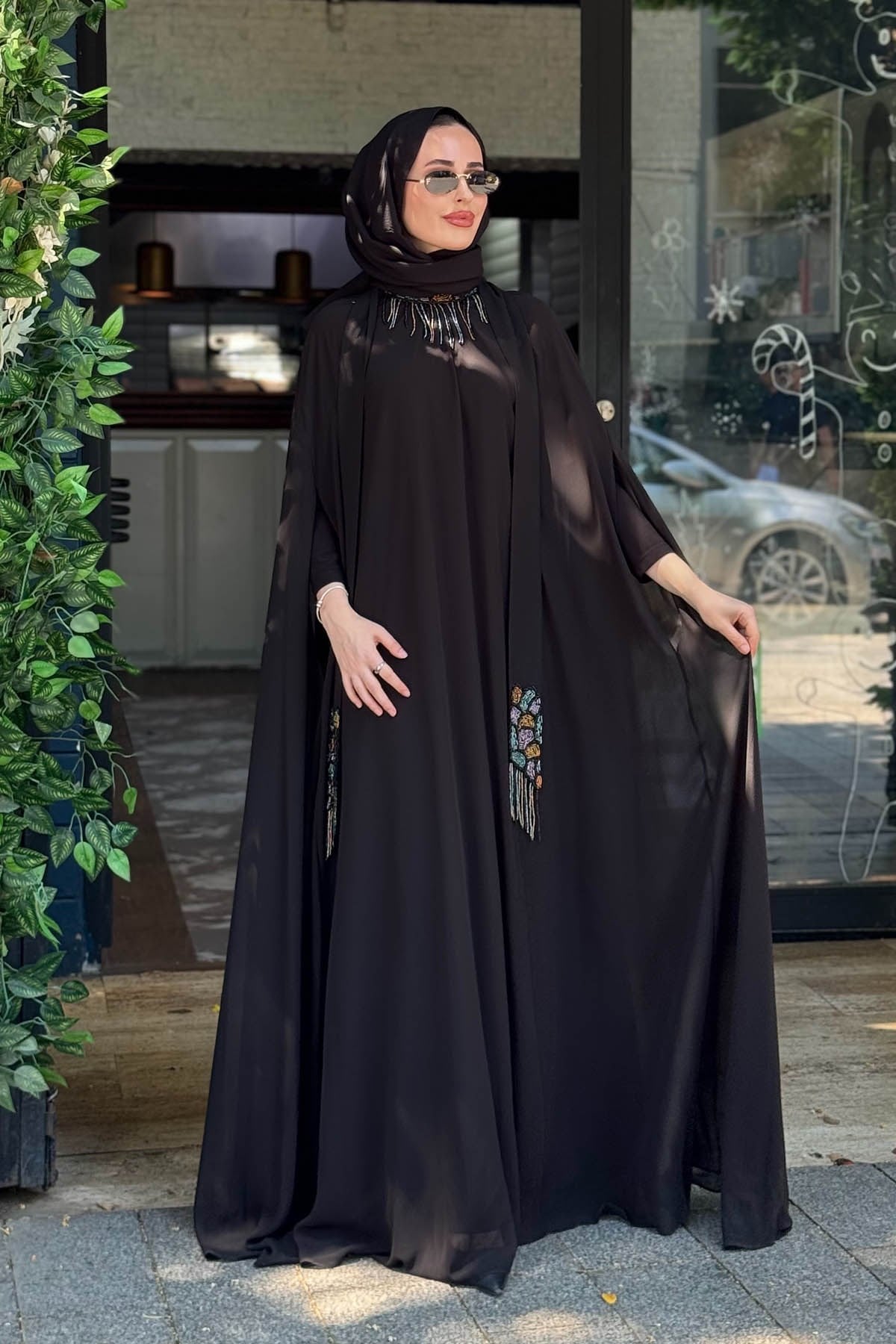 WHITE CORNER Abiye 3247 Siyah