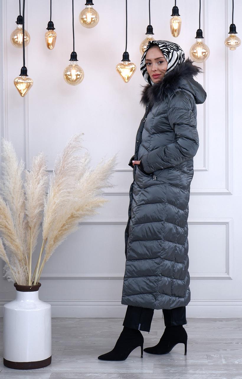 WOMANİA X Jacket  Mont 18692 Gri