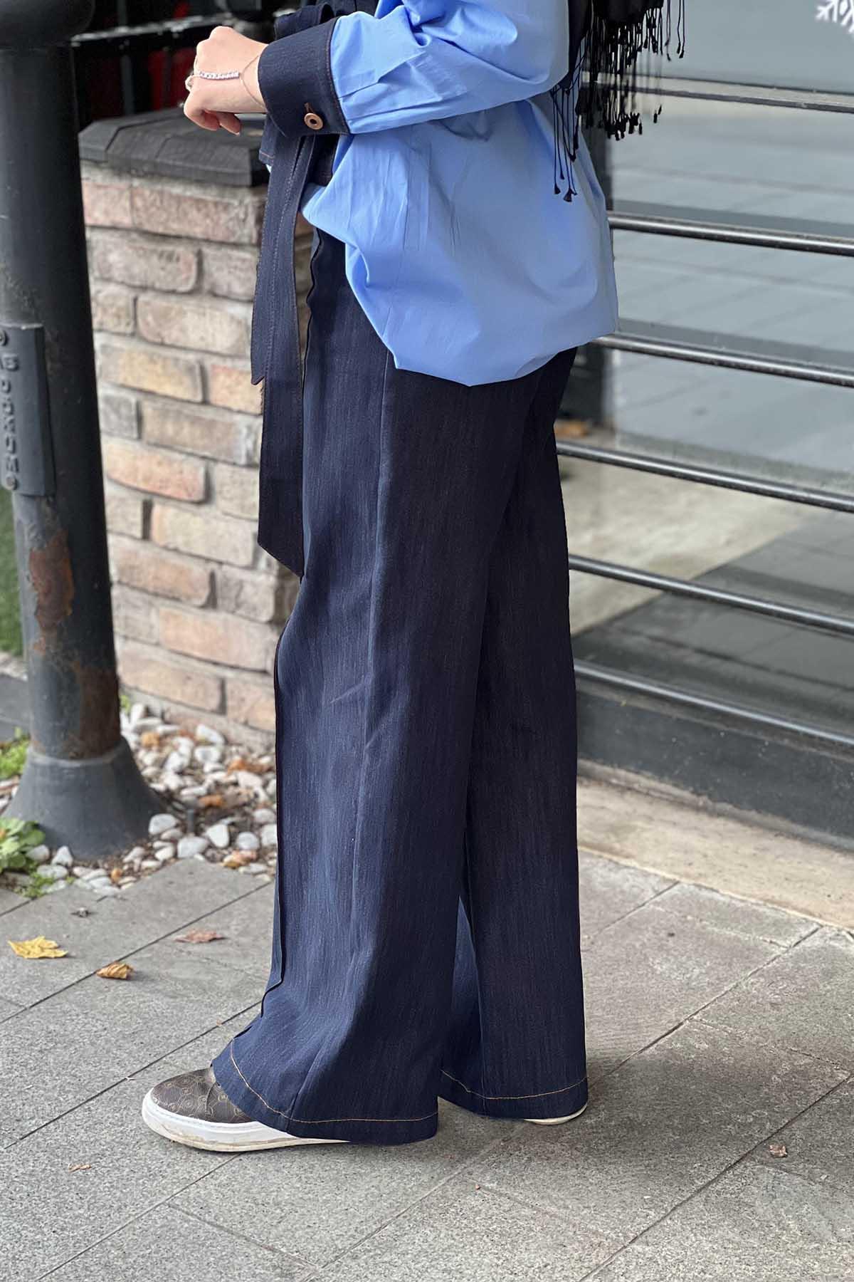 Yeşim Özcan Pantolon 124k12010 Lacivert