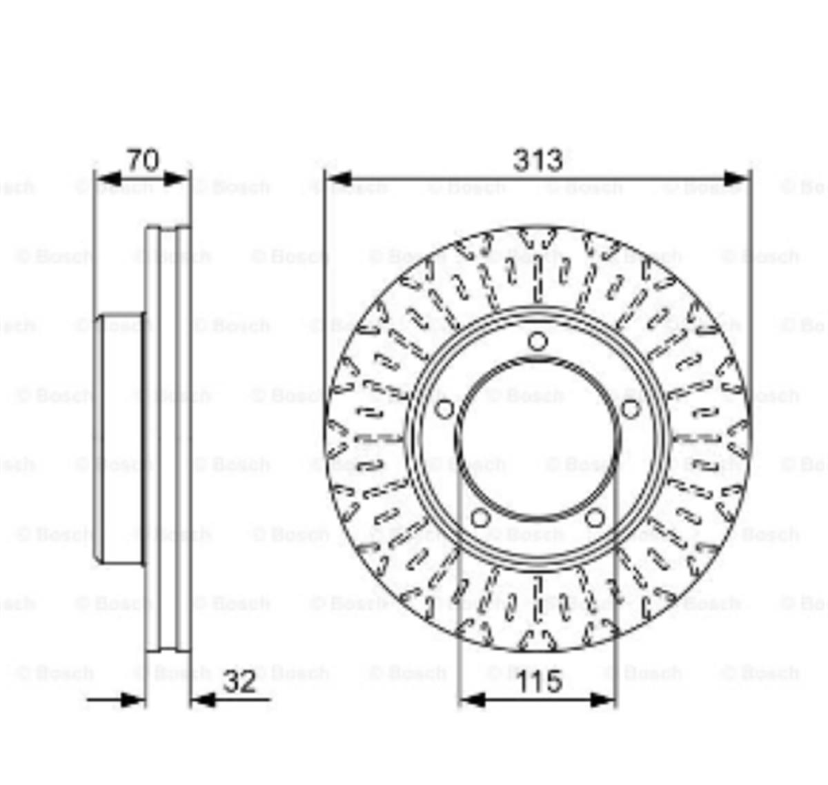 ON FREN AYNASI HAVALI LAND CRUISER 4.2 4.7 4X4 98>10 LEXUS LX 470 98>08 313X5