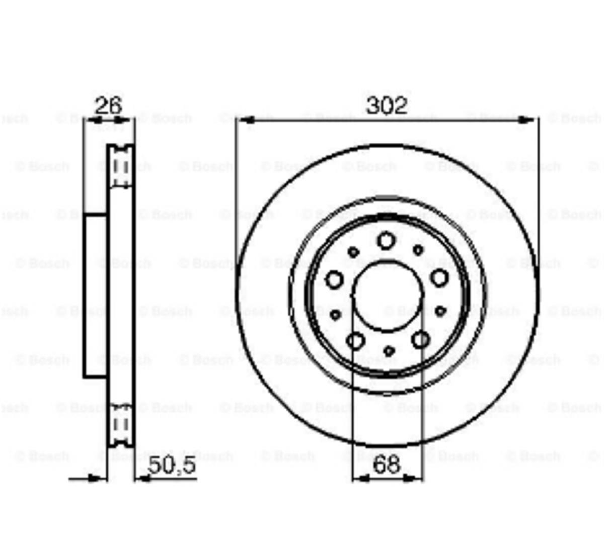 ON FREN DISK AYNASI HAVALI VOLVO  S70 96> V70 C70 98> 850 91>