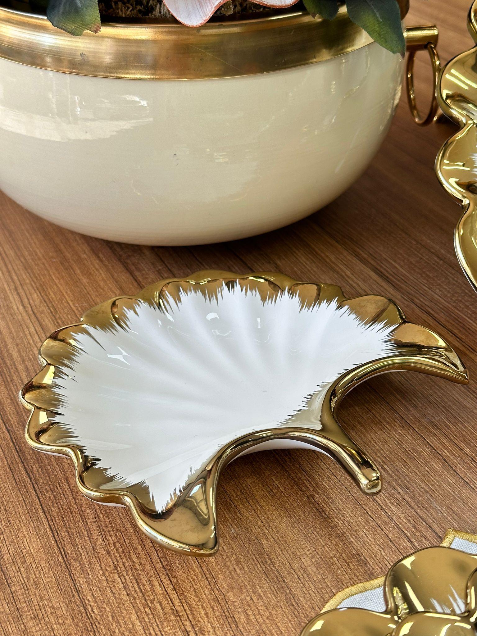 3 Parça Line Yaprak Sunum Tabak