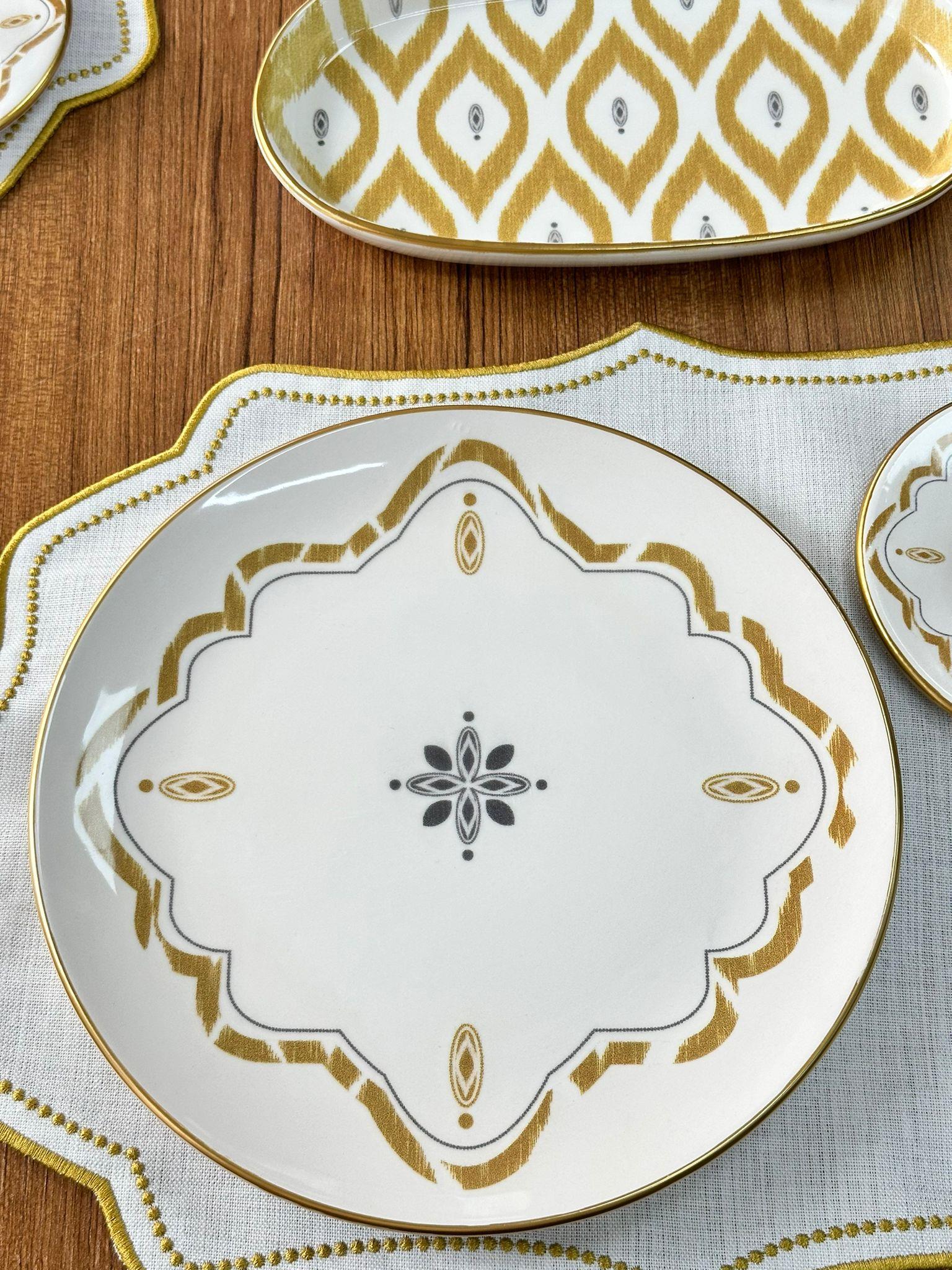 45 Parça 6 Kişilik İkat Kahvaltı Seti