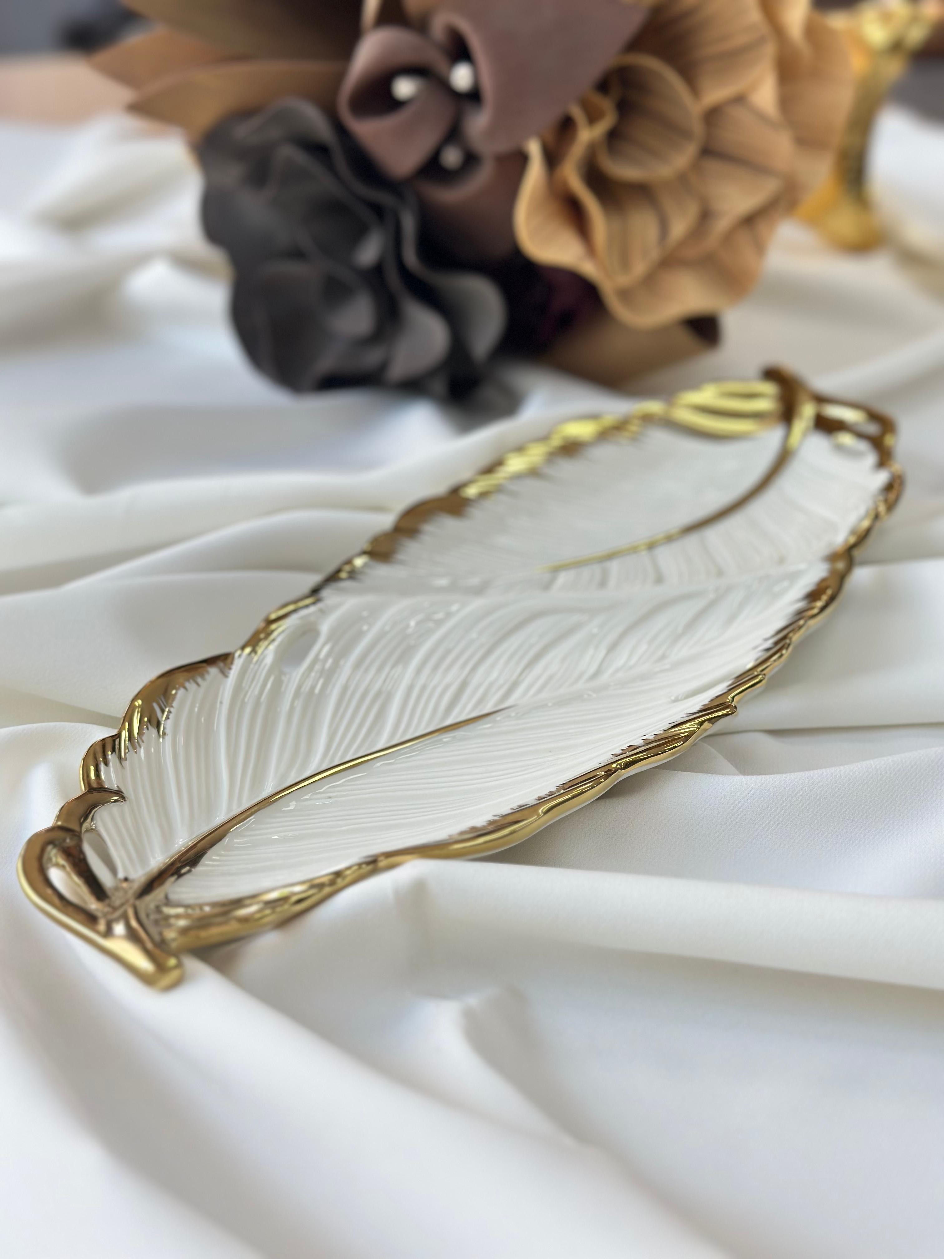 Albero 2 Bölmeli Sunum Tabak 44 Cm