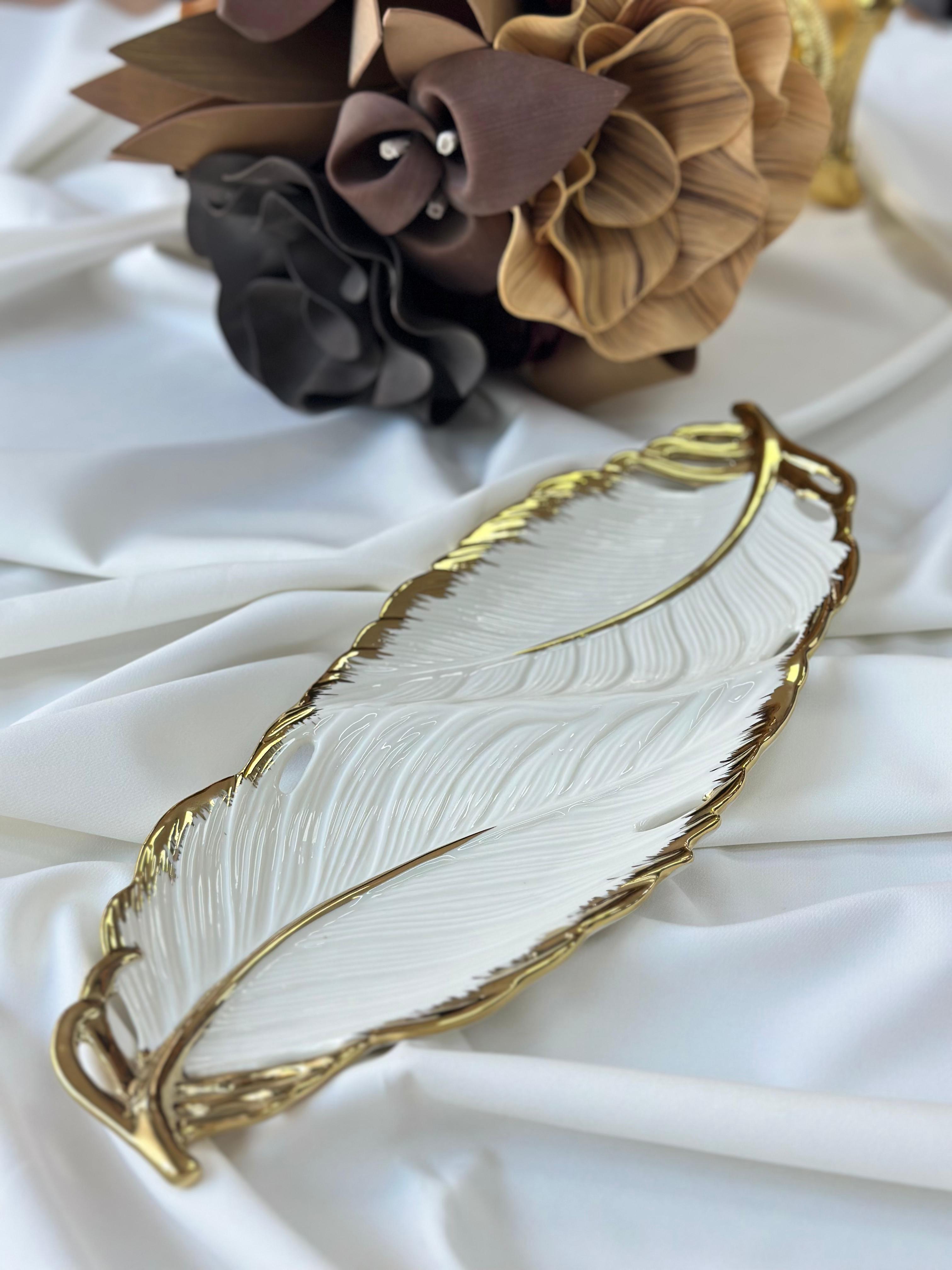 Albero 2 Bölmeli Sunum Tabak 44 Cm