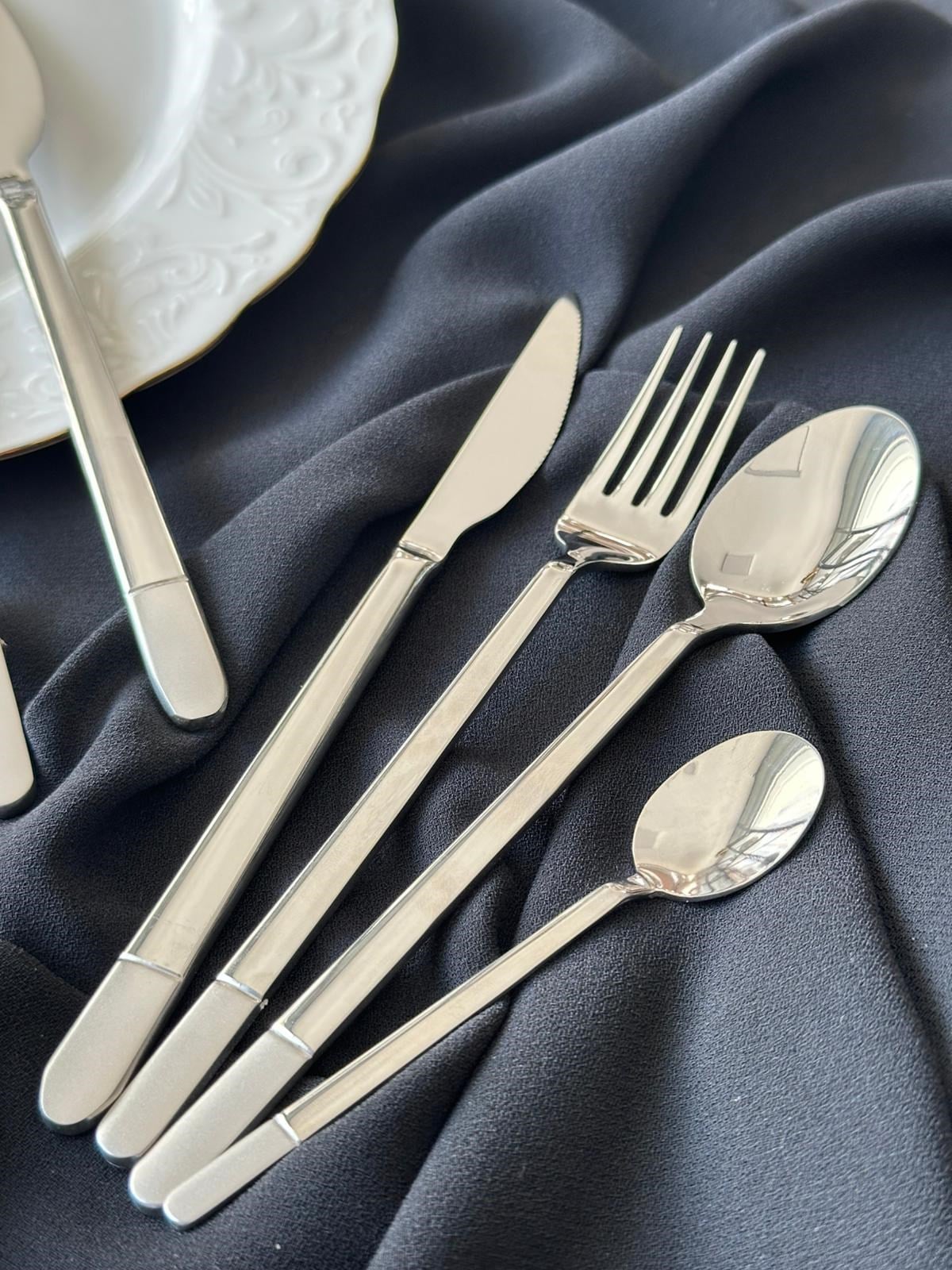 Allegra Touch Brush 42 Parça 6 Kişilik Çatal Kaşık Bıçak Seti