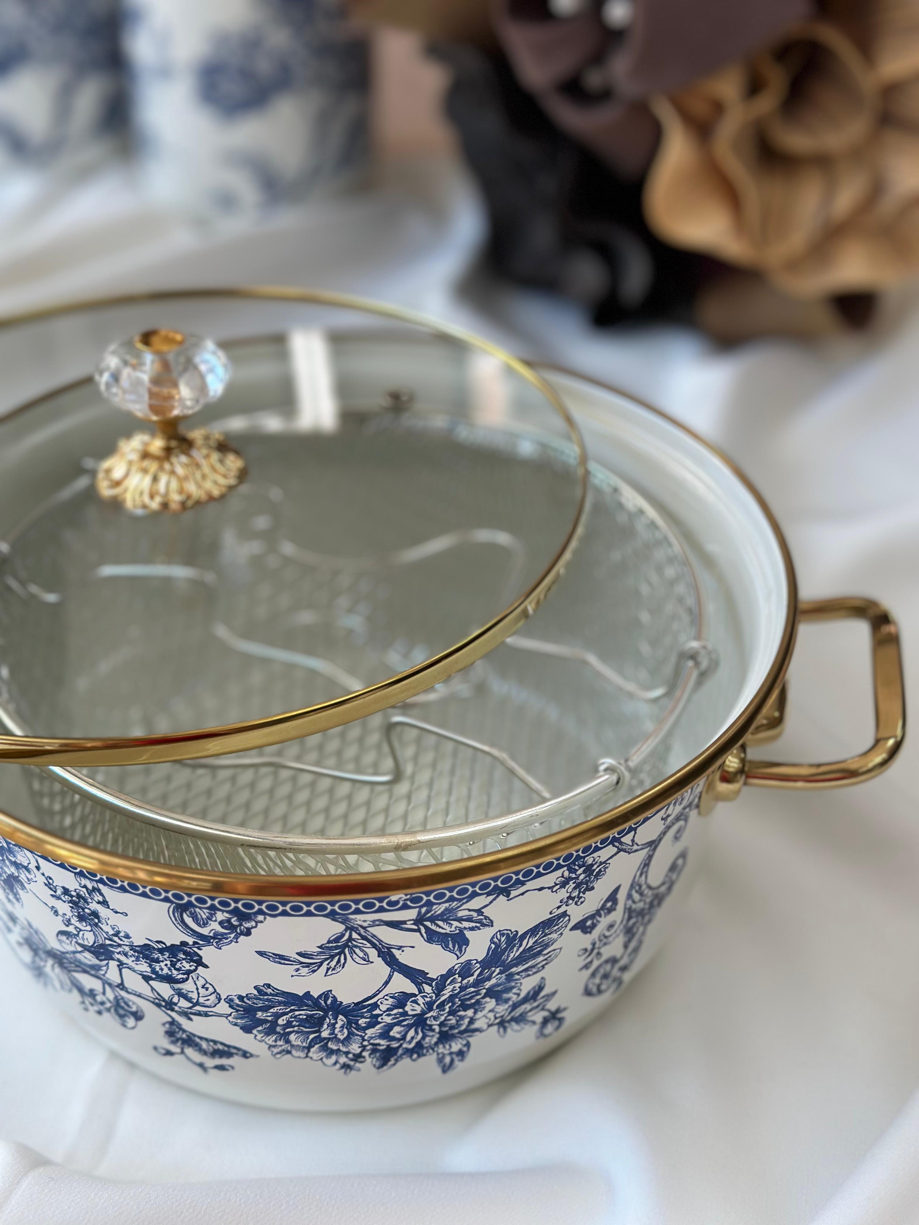 Blue Life Emaye Kızartma Tenceresi 22 Cm