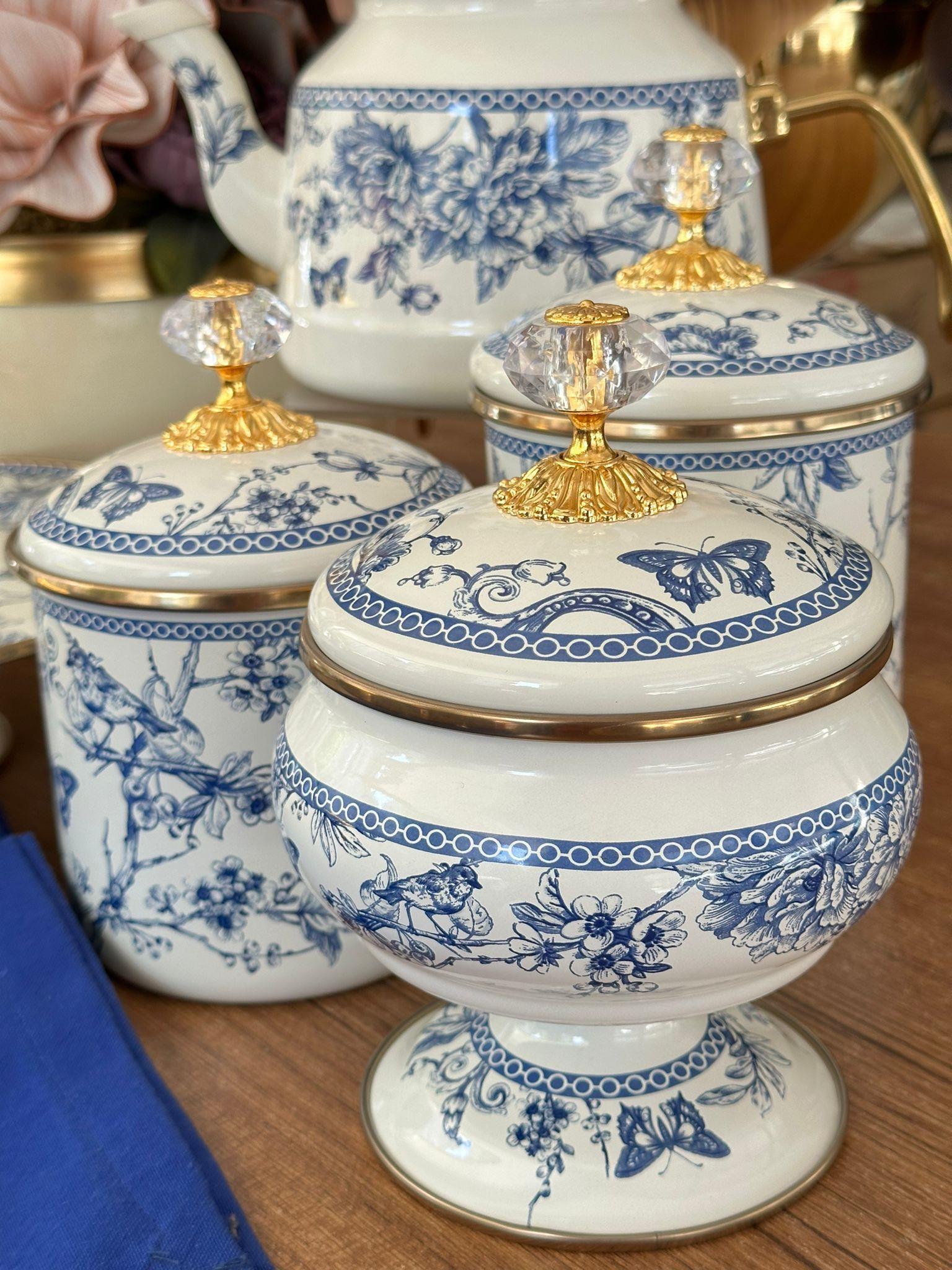 Blue Life Emaye Mutfak Seti 5 Parça