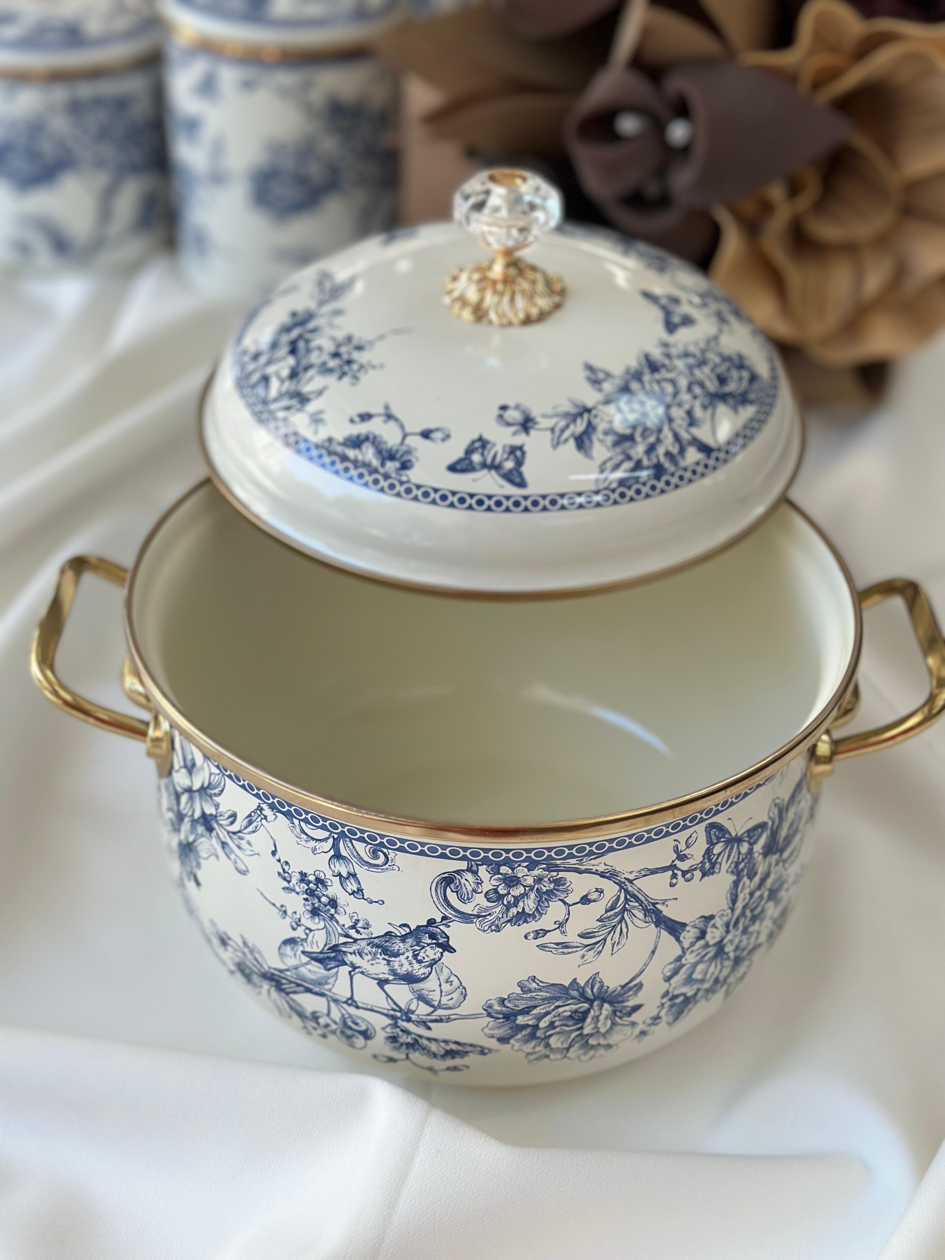 Blue Life Emaye Tencere