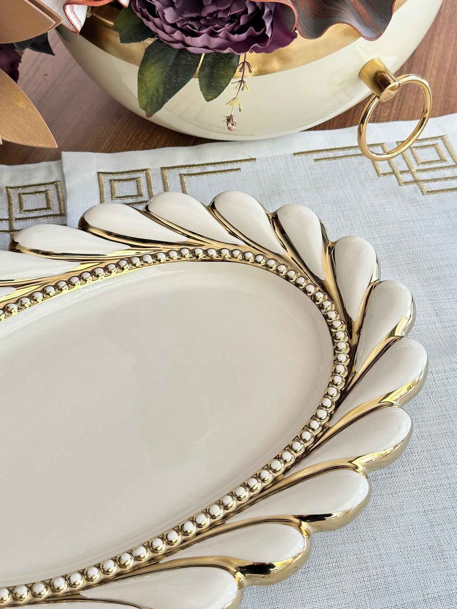 Callavi Oval Servis Tabağı