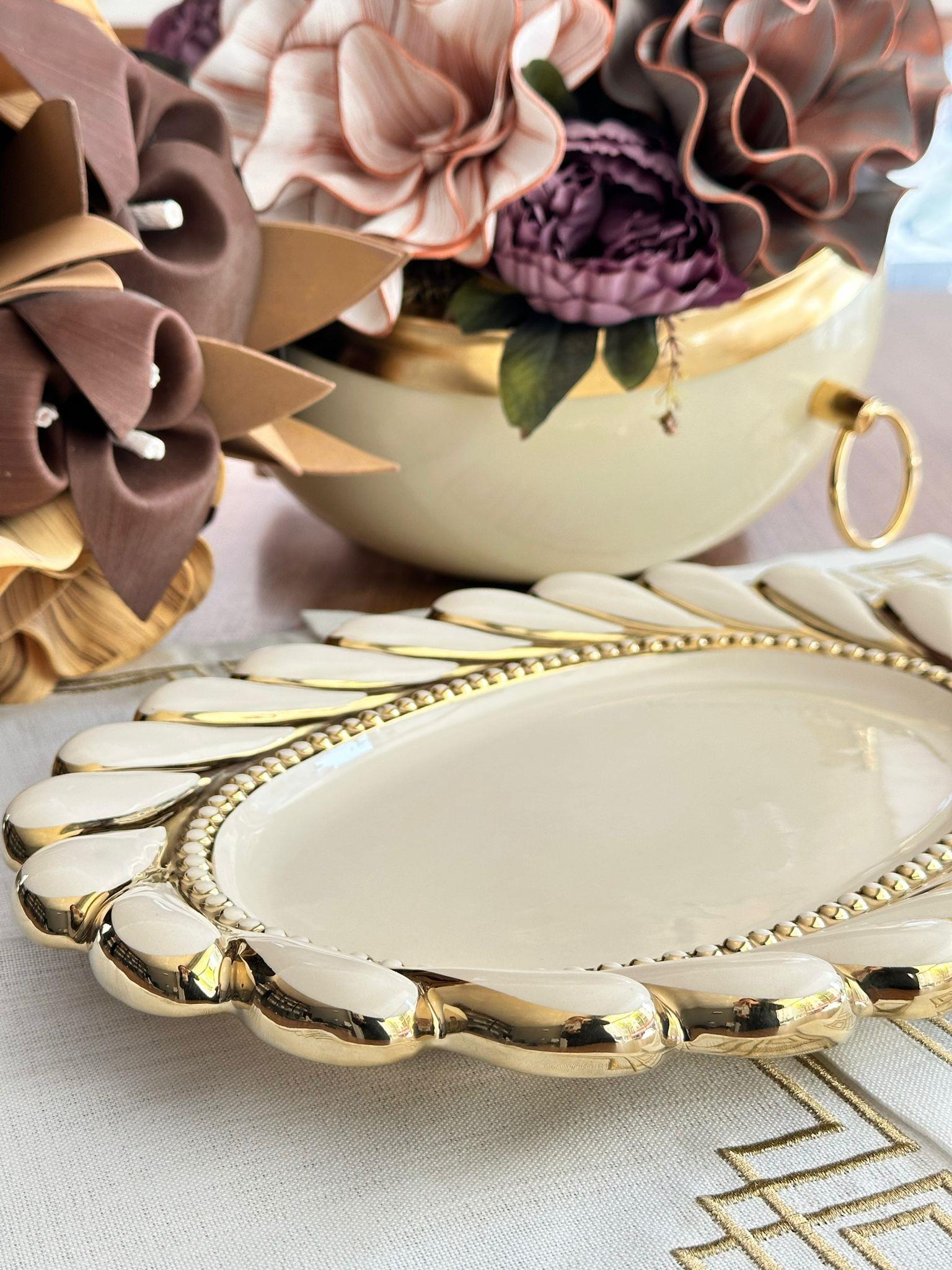 Callavi Oval Servis Tabağı