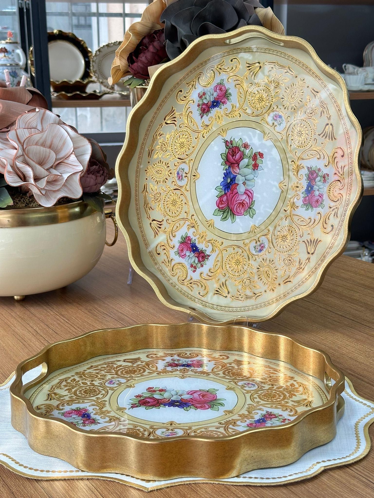 Dream 2'li Oval Ahşap Tepsi