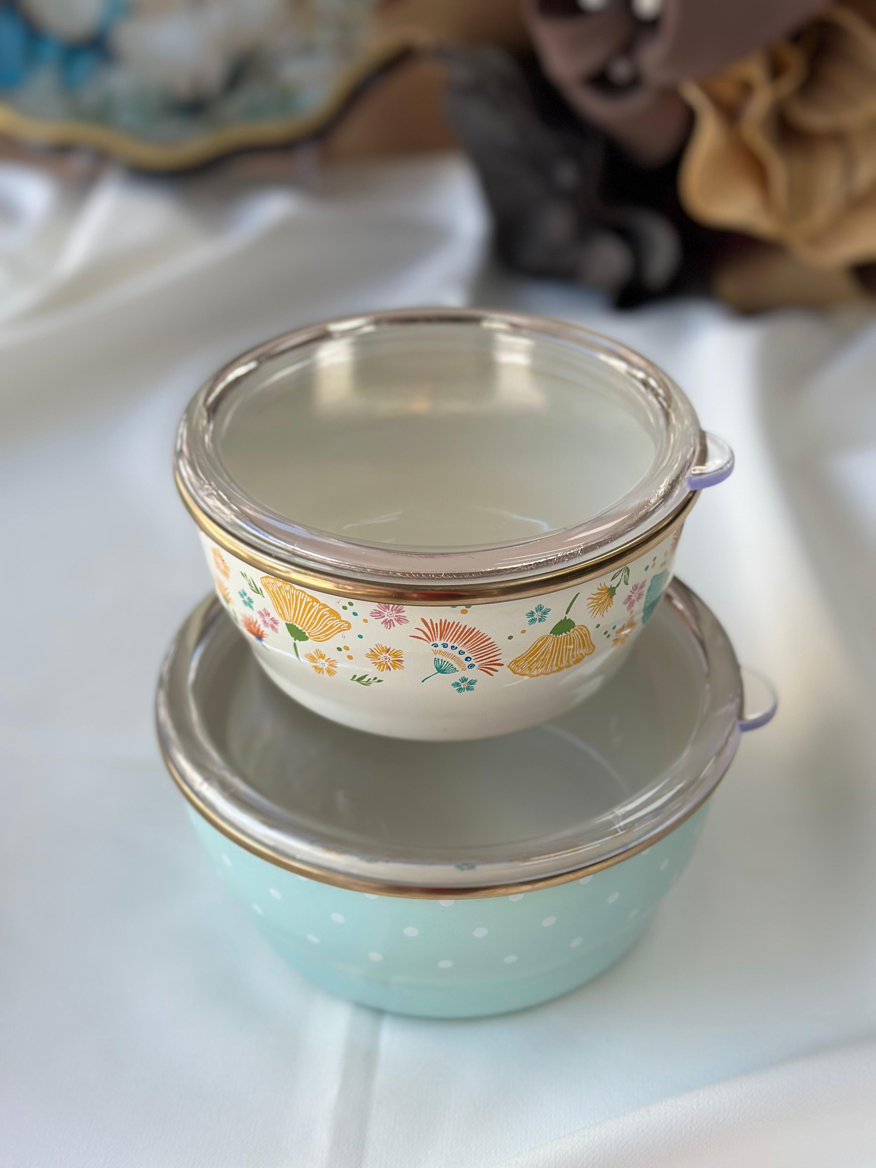 Emaye Esperanza 2'li Saklama Kabı