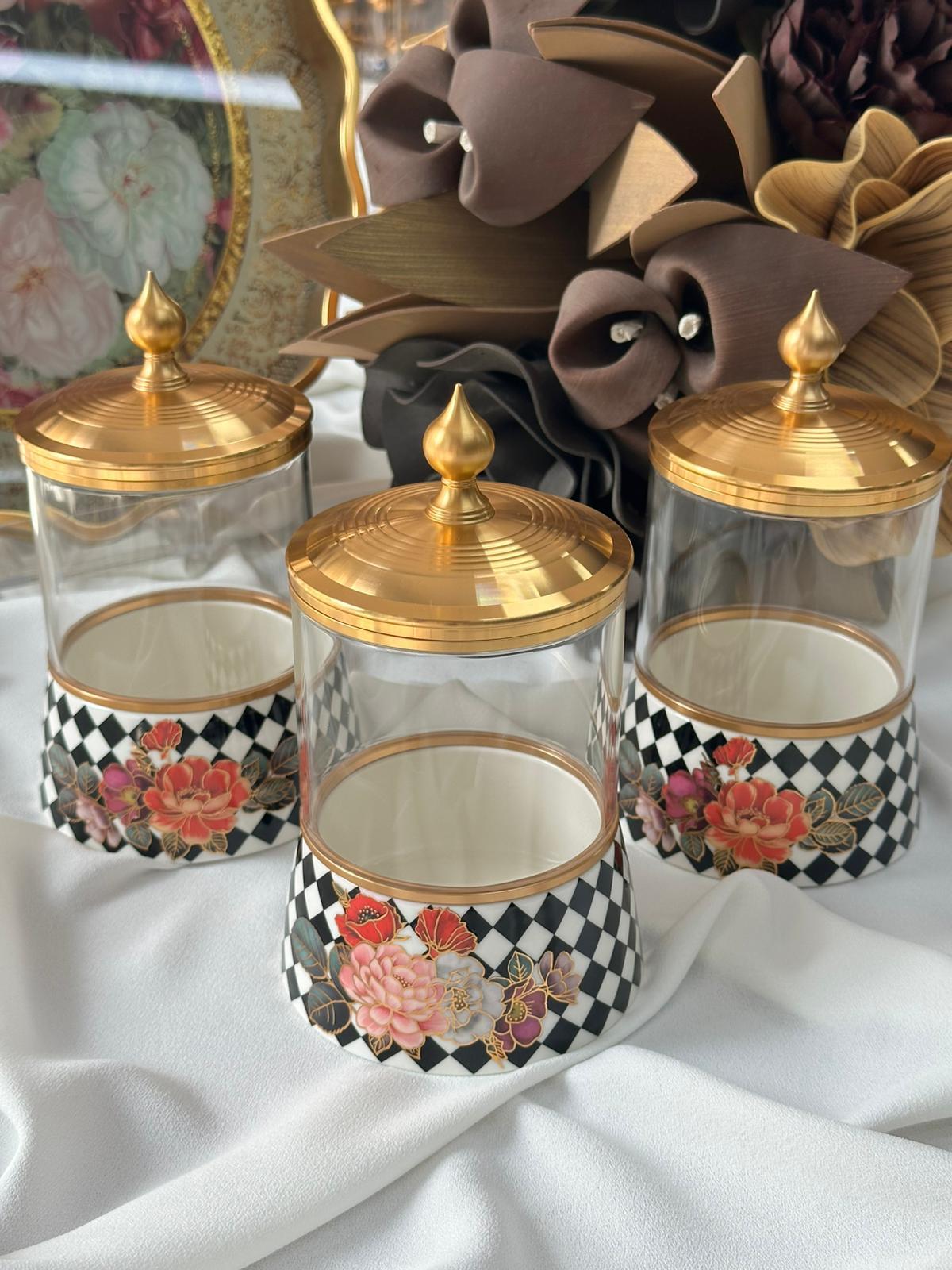 Floral 3'lü Baharatlık