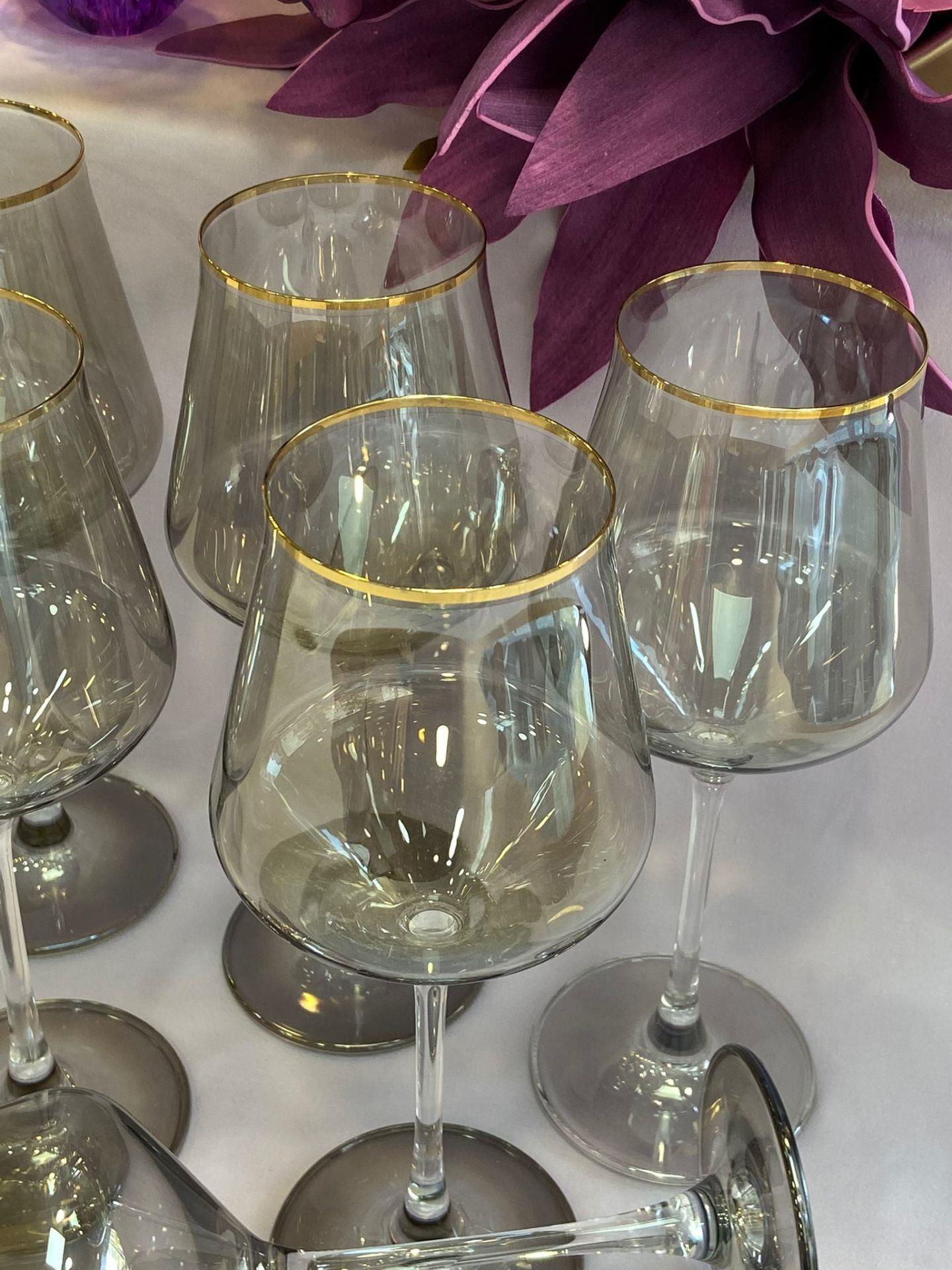 Füme Gold Kadeh 6'lı Set