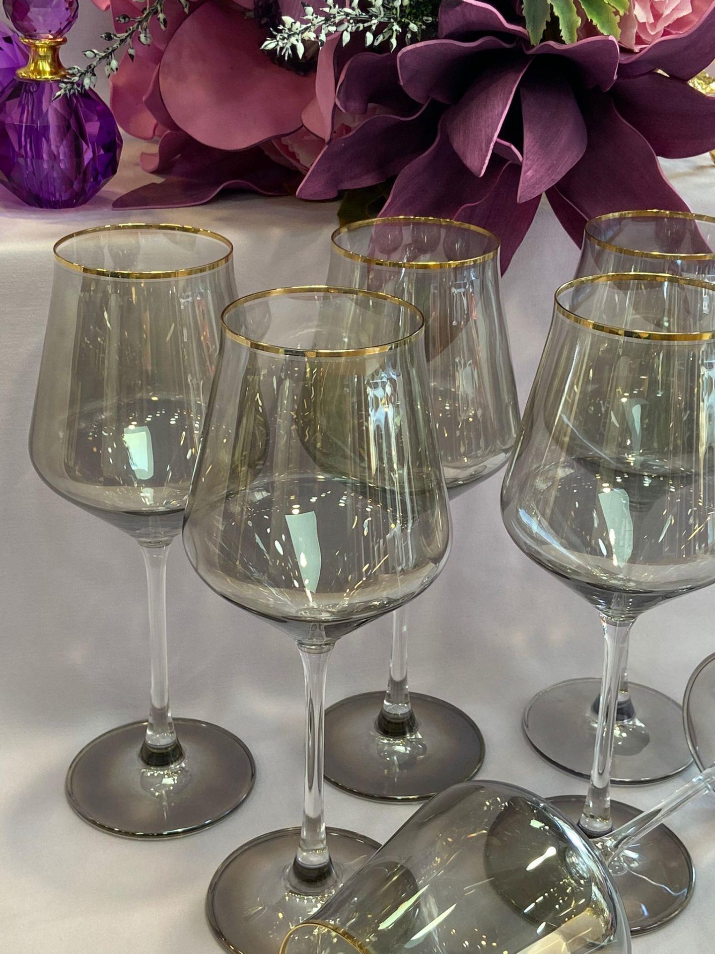 Füme Gold Kadeh 6'lı Set