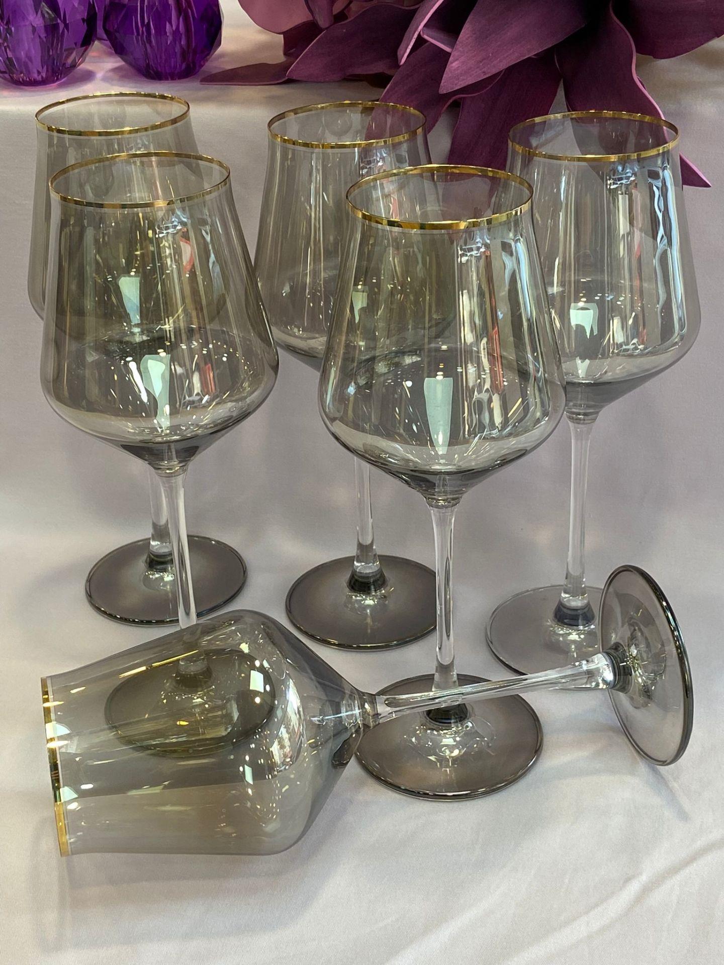 Füme Gold Kadeh 6'lı Set