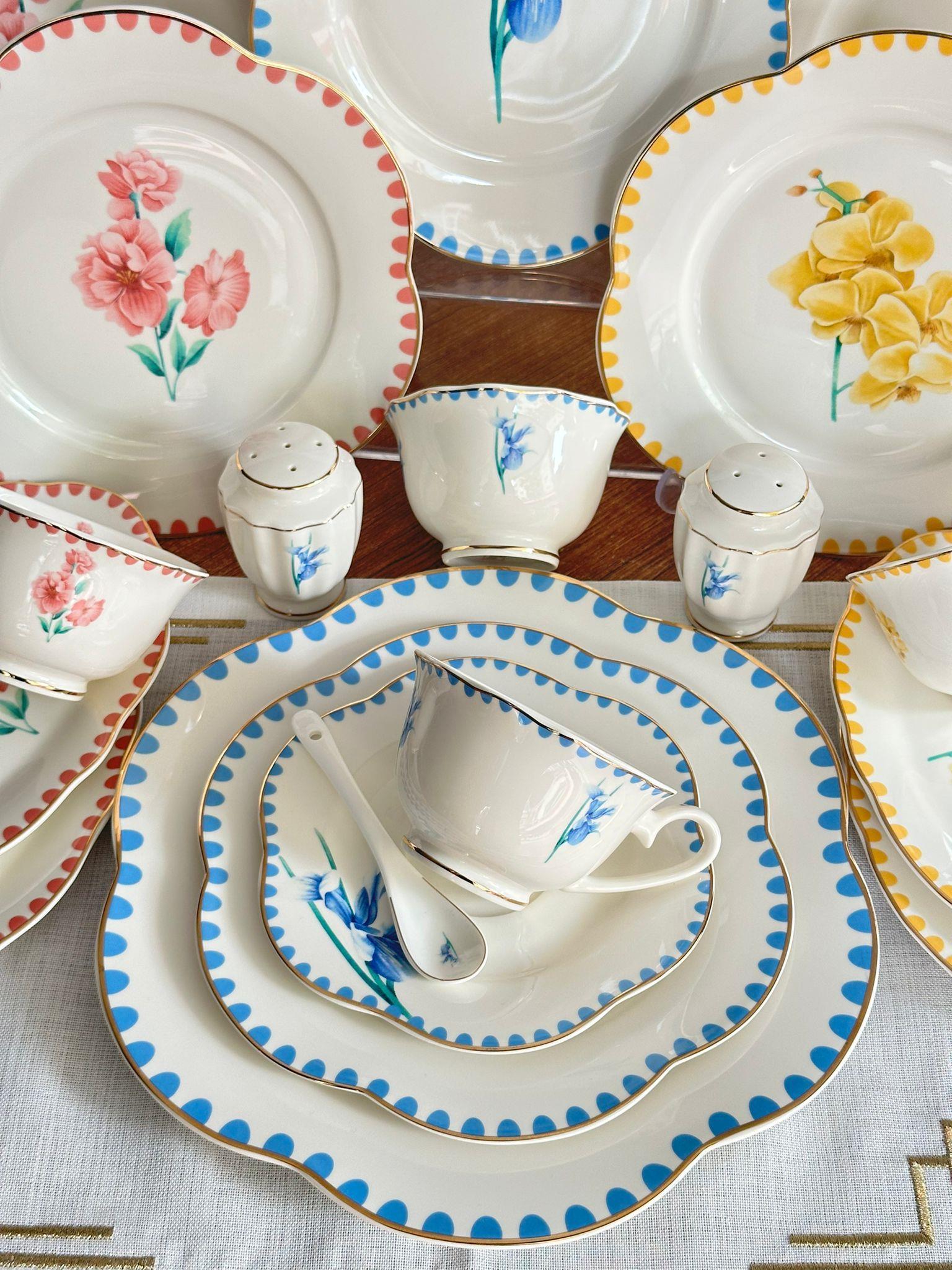 Kahvaltı Takımı 42 Parça 6 Kişilik Flowers