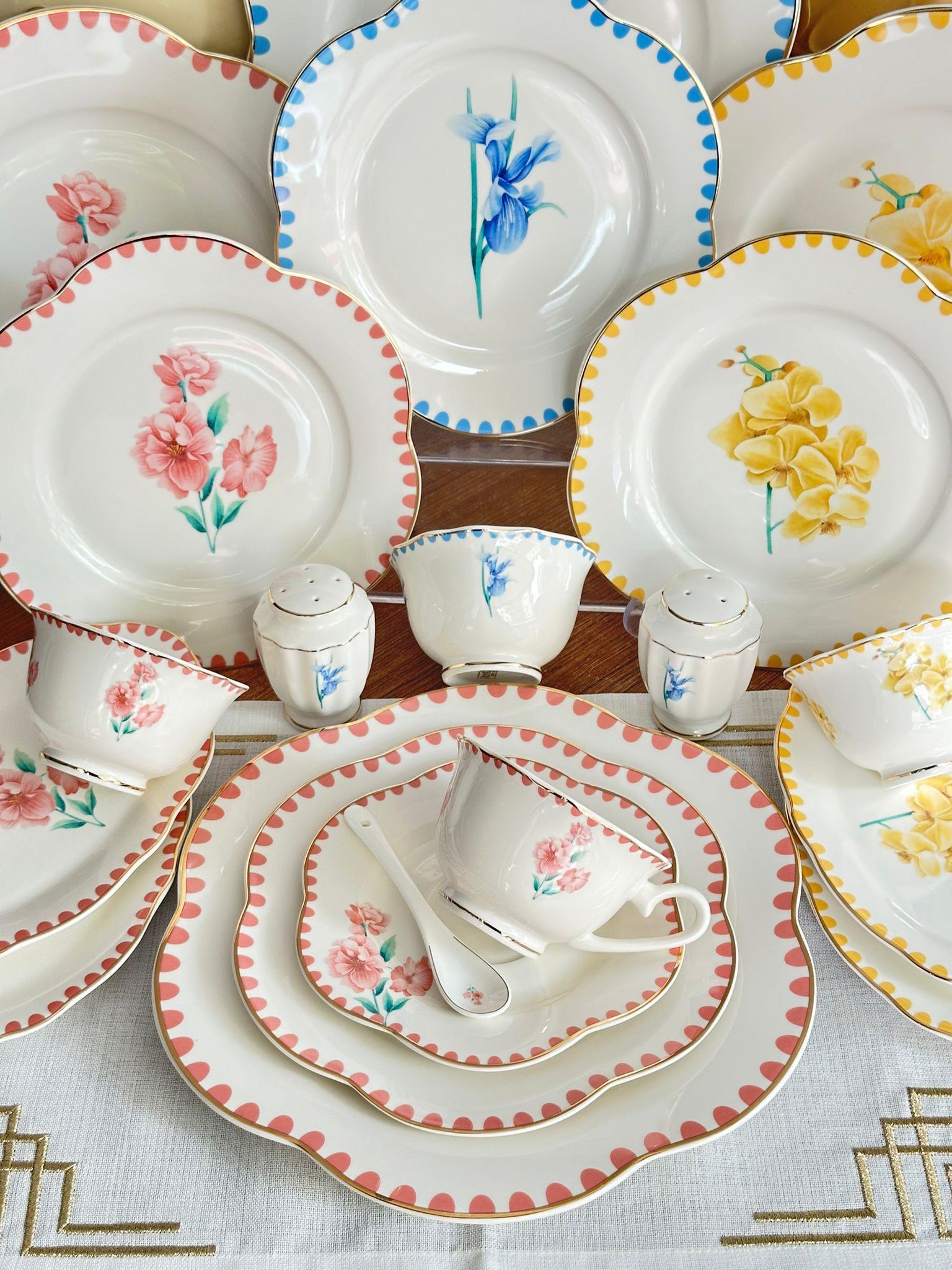 Kahvaltı Takımı 42 Parça 6 Kişilik Flowers