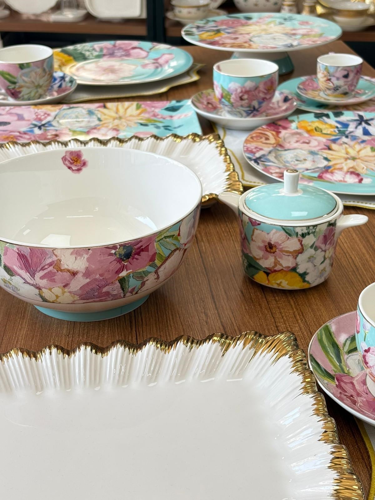 Kahvaltı Takımı 46 Parça 6 Kişilik Full Bloom