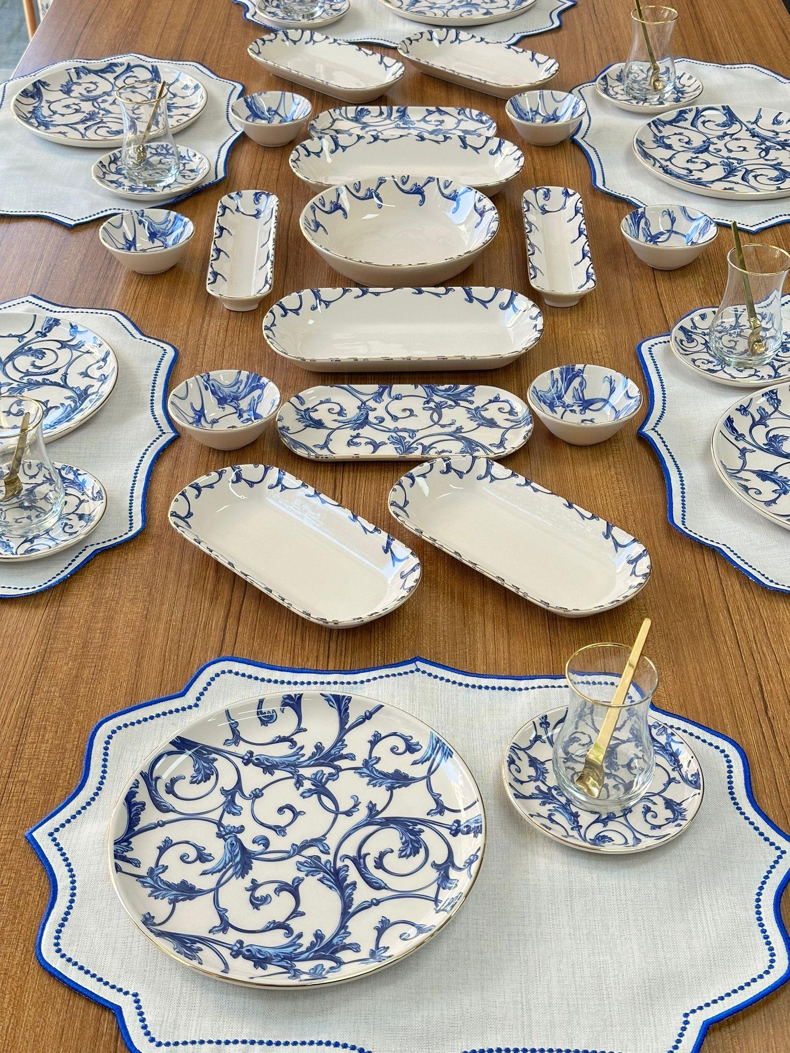 Kahvaltı Takımı 47 Parça 6 Kişilik Fleur
