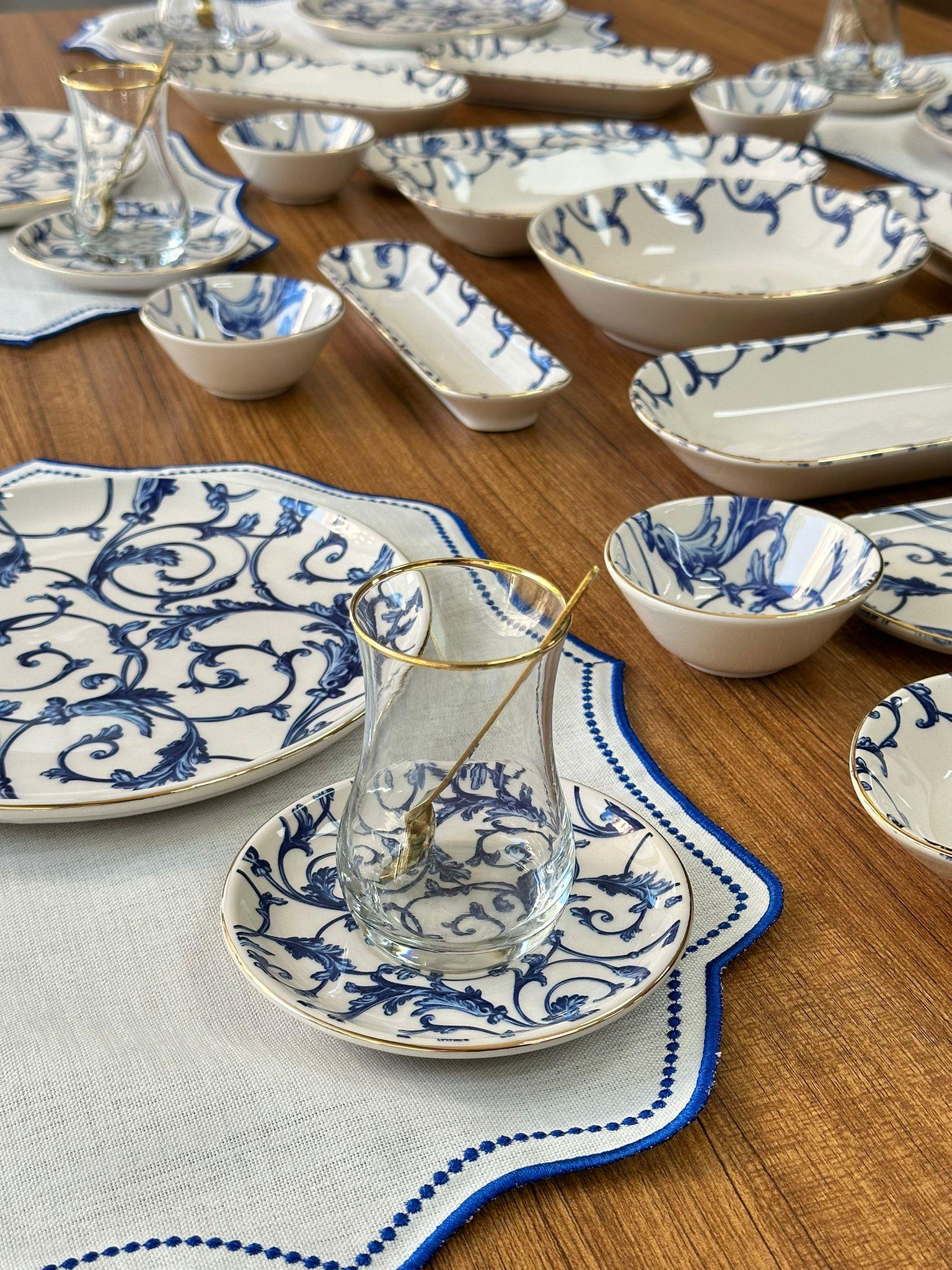 Kahvaltı Takımı 47 Parça 6 Kişilik Fleur