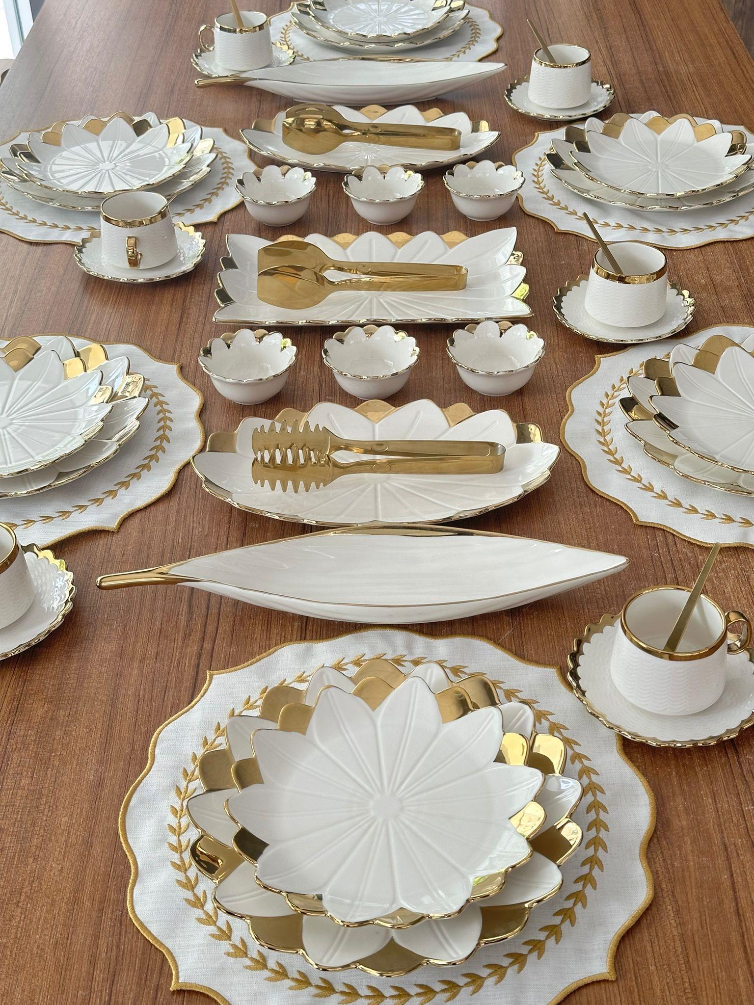 Kahvaltı Takımı 50 Parça 6 Kişilik Papatya