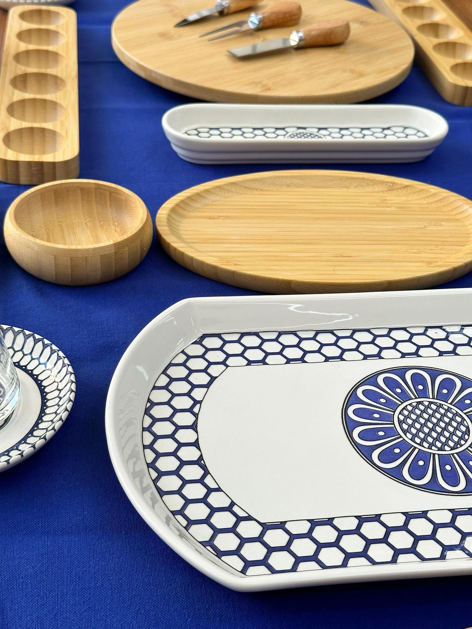 Kahvaltı Takımı 52 Parça 6 Kişilik Blue Yuvarlak