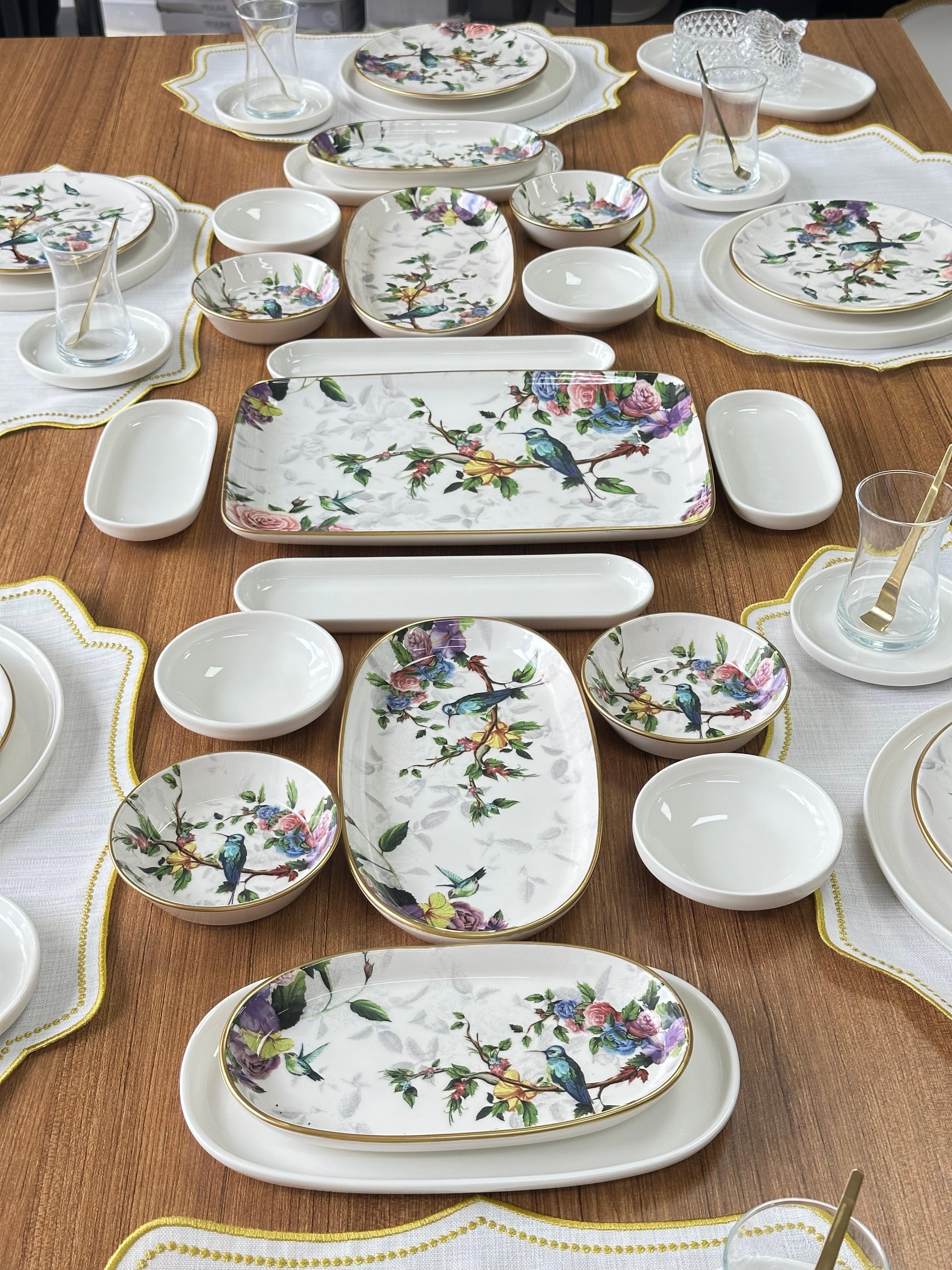 Kahvaltı Takımı 52 Parça 6 Kişilik Flore