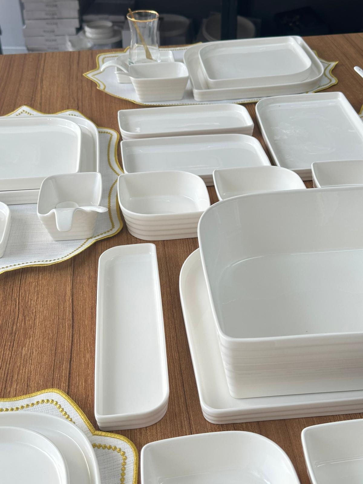 Kahvaltı Takımı 58 Parça 6 Kişilik Pure