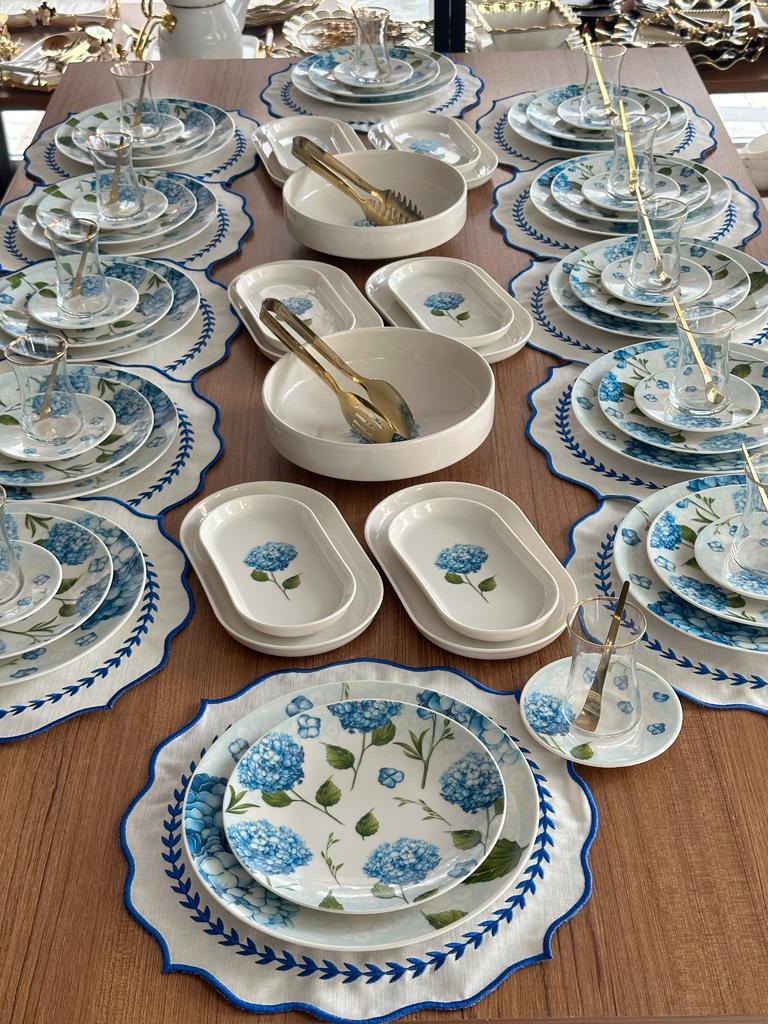 Kahvaltı Takımı 88 Parça 12 Kişilik Ortanca