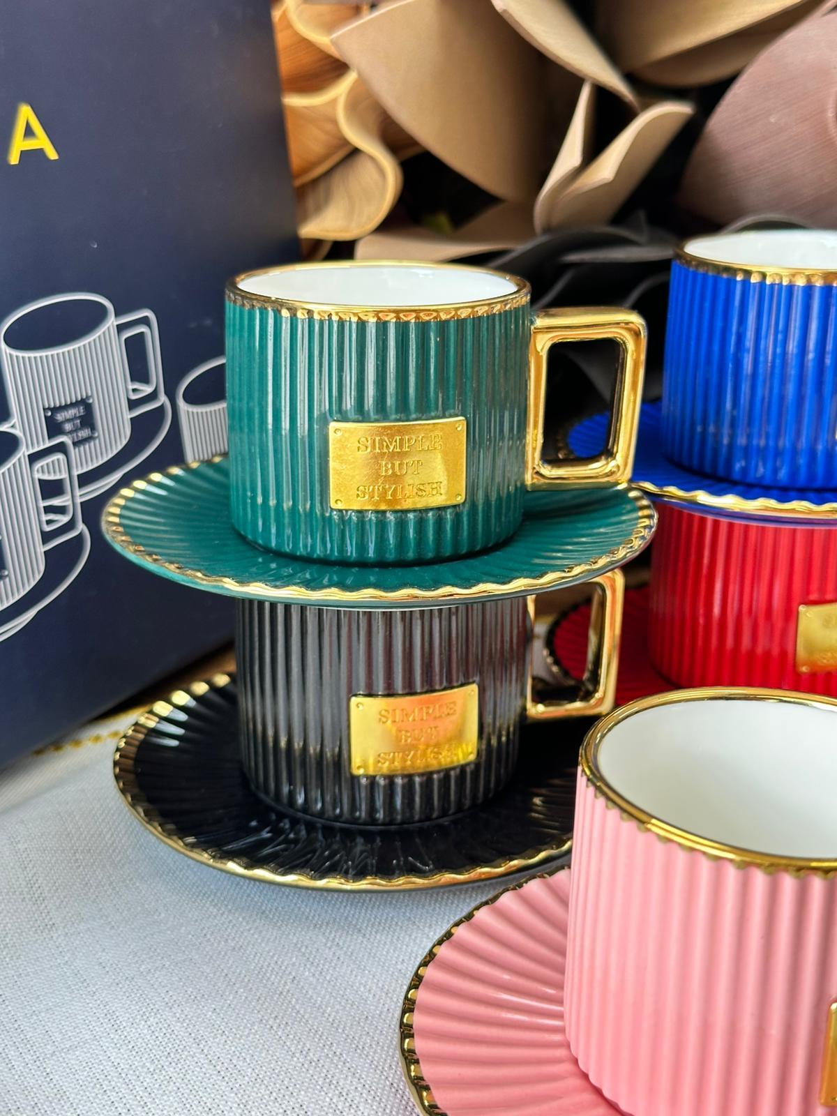 Kosova Türk Kahve Fincanı Albert 6 Kişilik 12 Parça