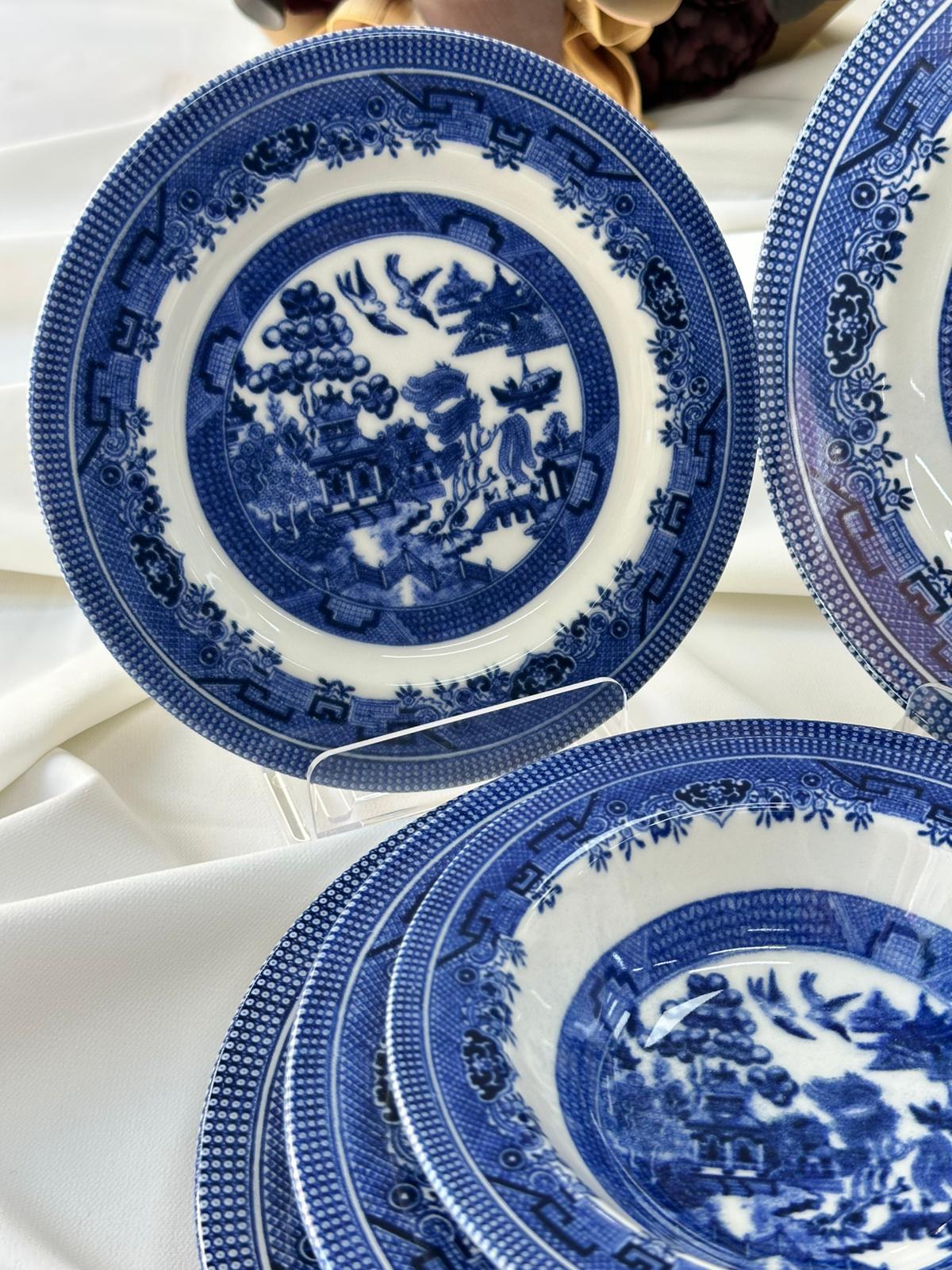 Kosova Yemek Takımı 24 Parça 6 Kişilik Dark Blue Churchill