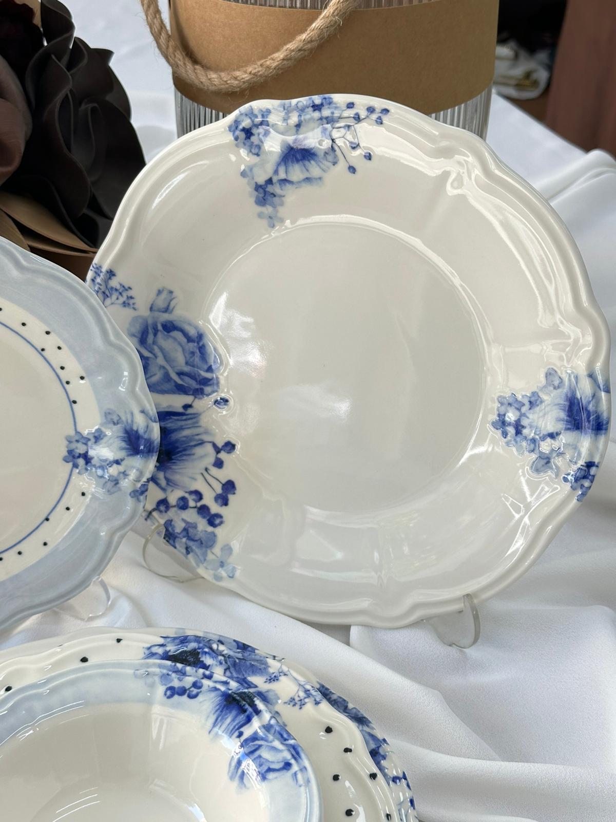 Kosova Yemek Takımı 24 Parça 6 Kişilik Bluemelia