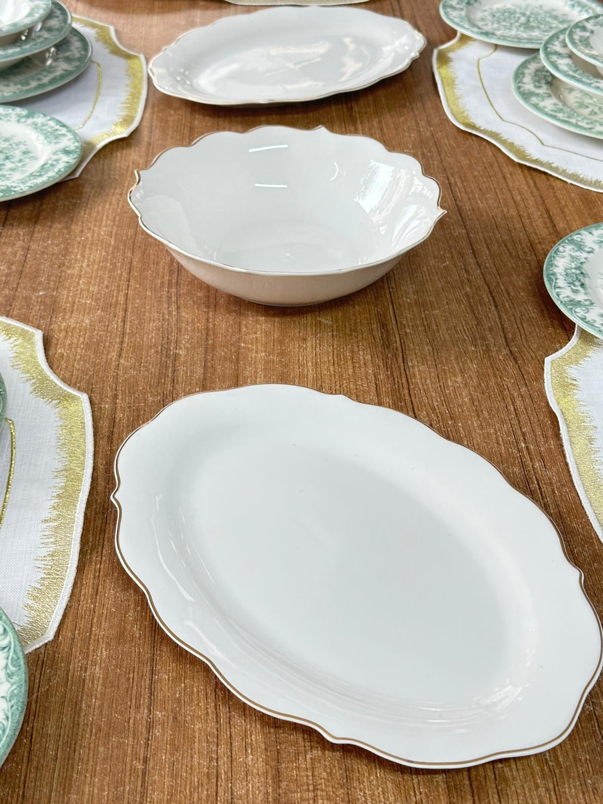 Kosova Yemek Takımı 33 Parça 6 Kişilik Green Rosabella