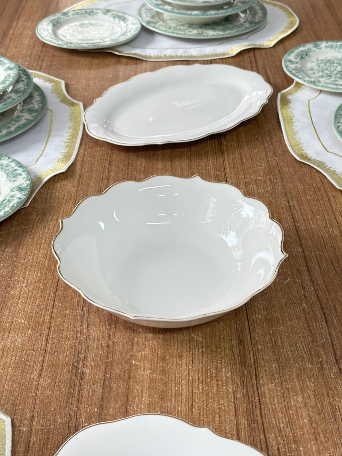 Kosova Yemek Takımı 33 Parça 6 Kişilik Green Rosabella